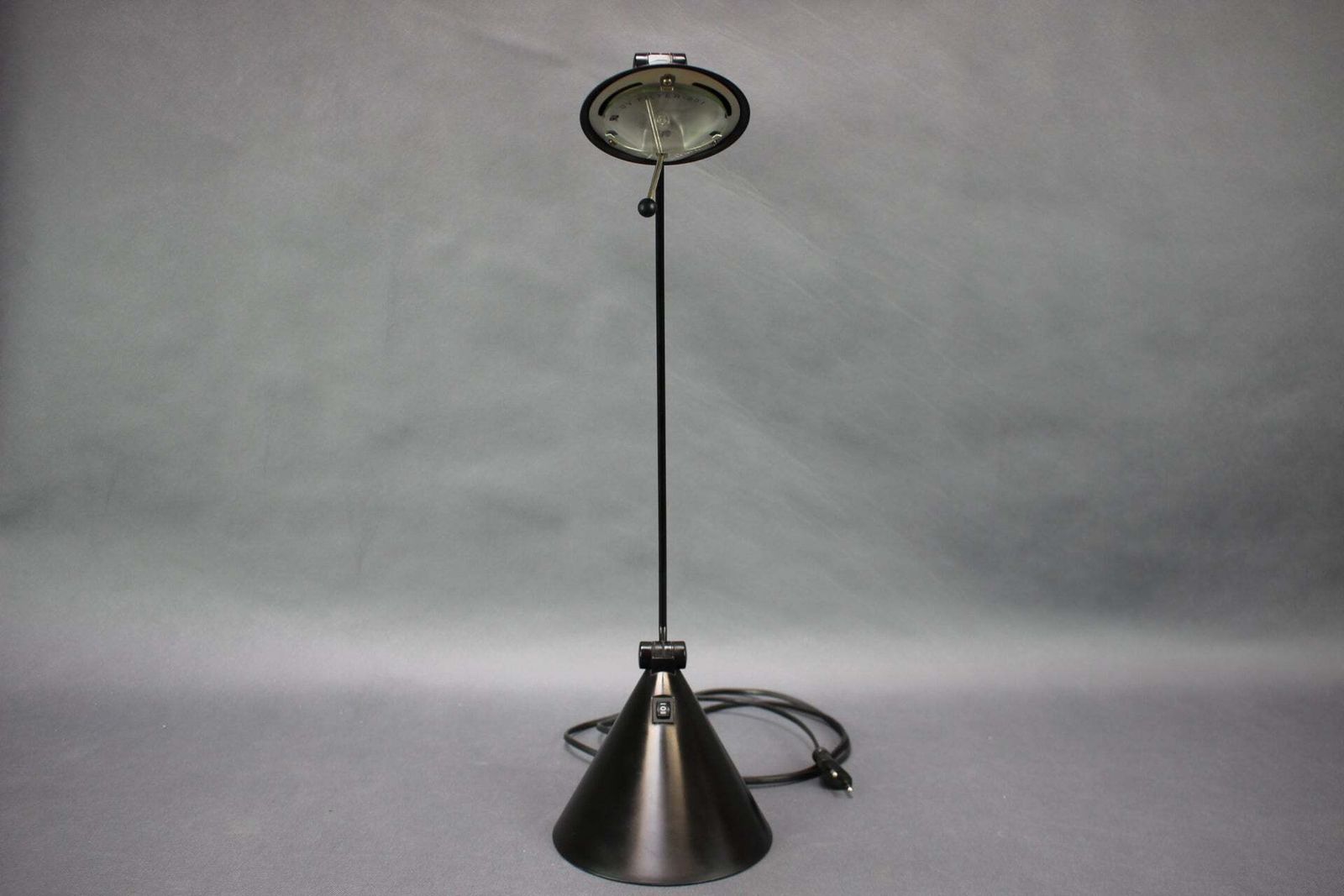 Lampe de table italienne Candy Light réglable noire, années 1990 photo Luminaires