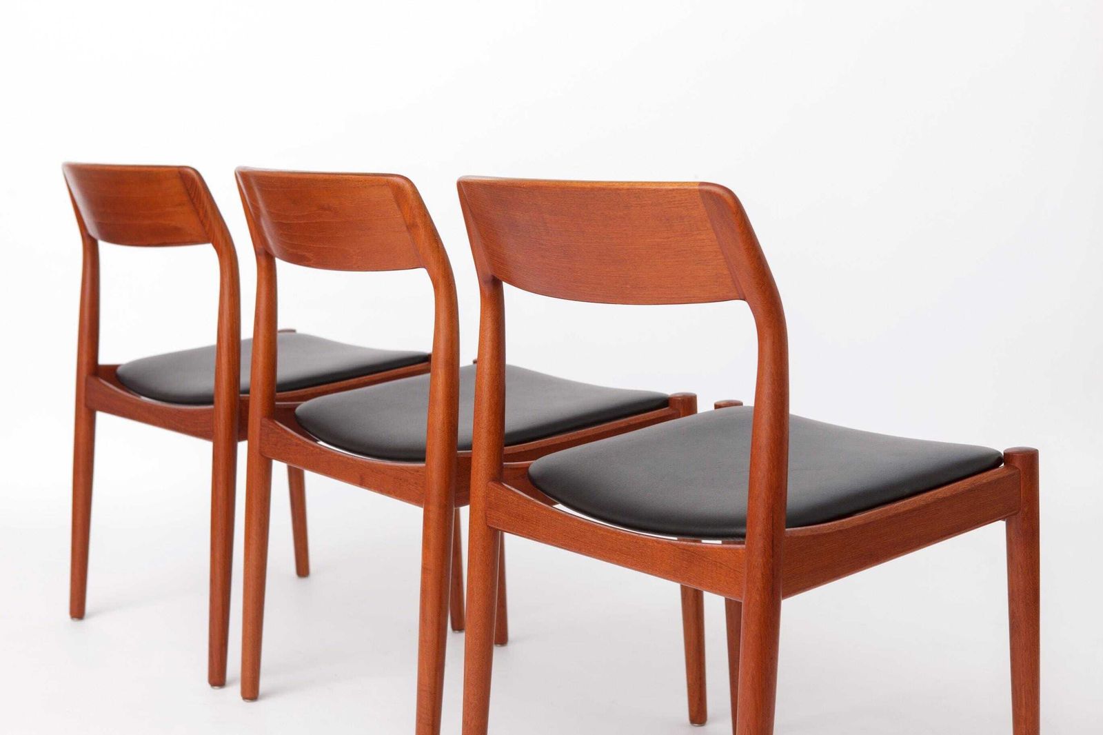 Set van 4 Deense Teakhouten Eetkamerstoelen van Scantic Møbelværk, Mid-Century Modern, jaren 1960 photo 1663.0