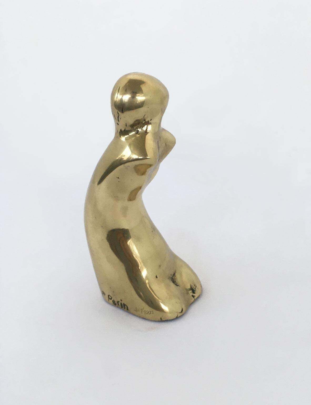 565.0 Sculpture abstraite en bronze Piero Perin, Figura, Italie, 1980 photo