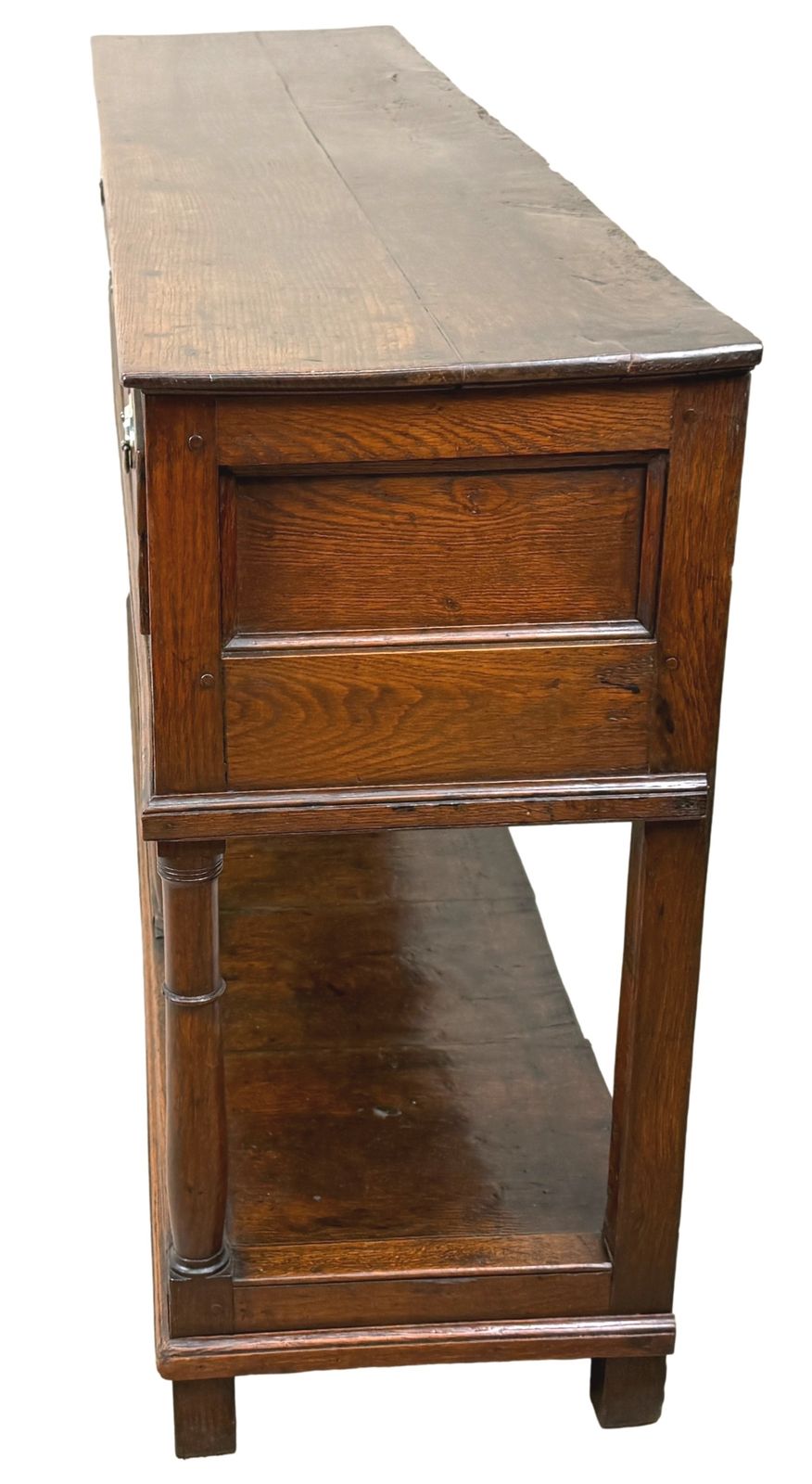 photo furniture Eikenhouten dressoir met potboard, 18e eeuw, Engels George III, ca. 1770