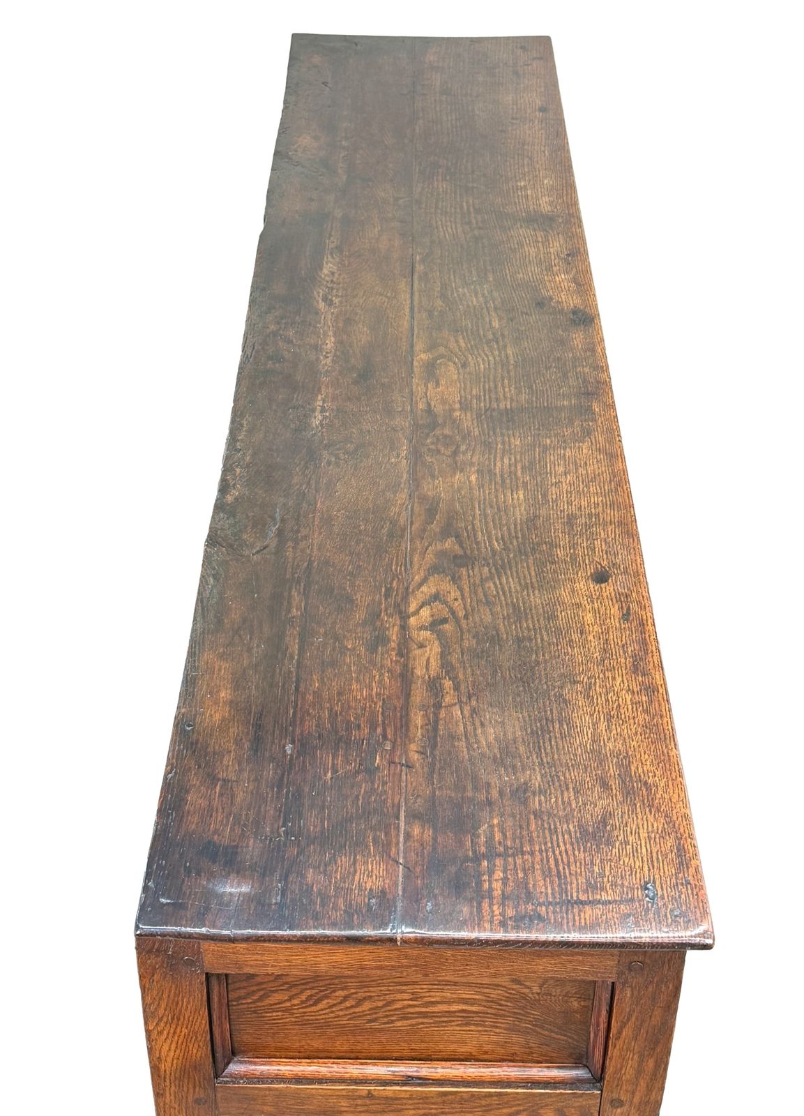 Meubels Eikenhouten dressoir met potboard, 18e eeuw, Engels George III, ca. 1770 photo