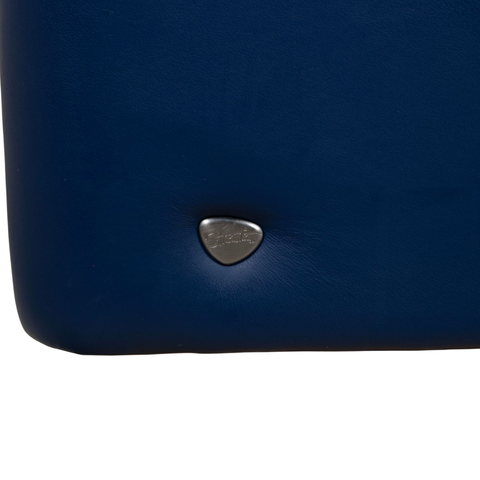 photo for sale Stressless Paradise Leather Three Seater Blue Navy Sofa Manual Function