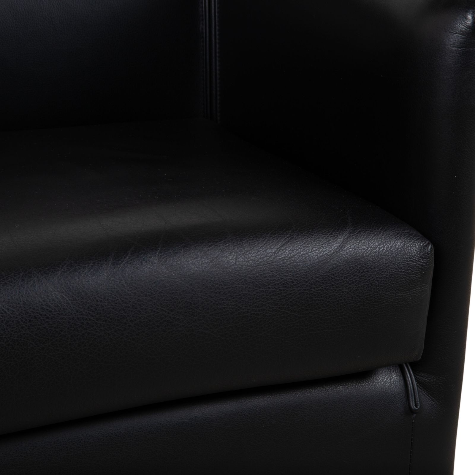 Wittmann Aura Leren Fauteuil Zwart photo Meubels