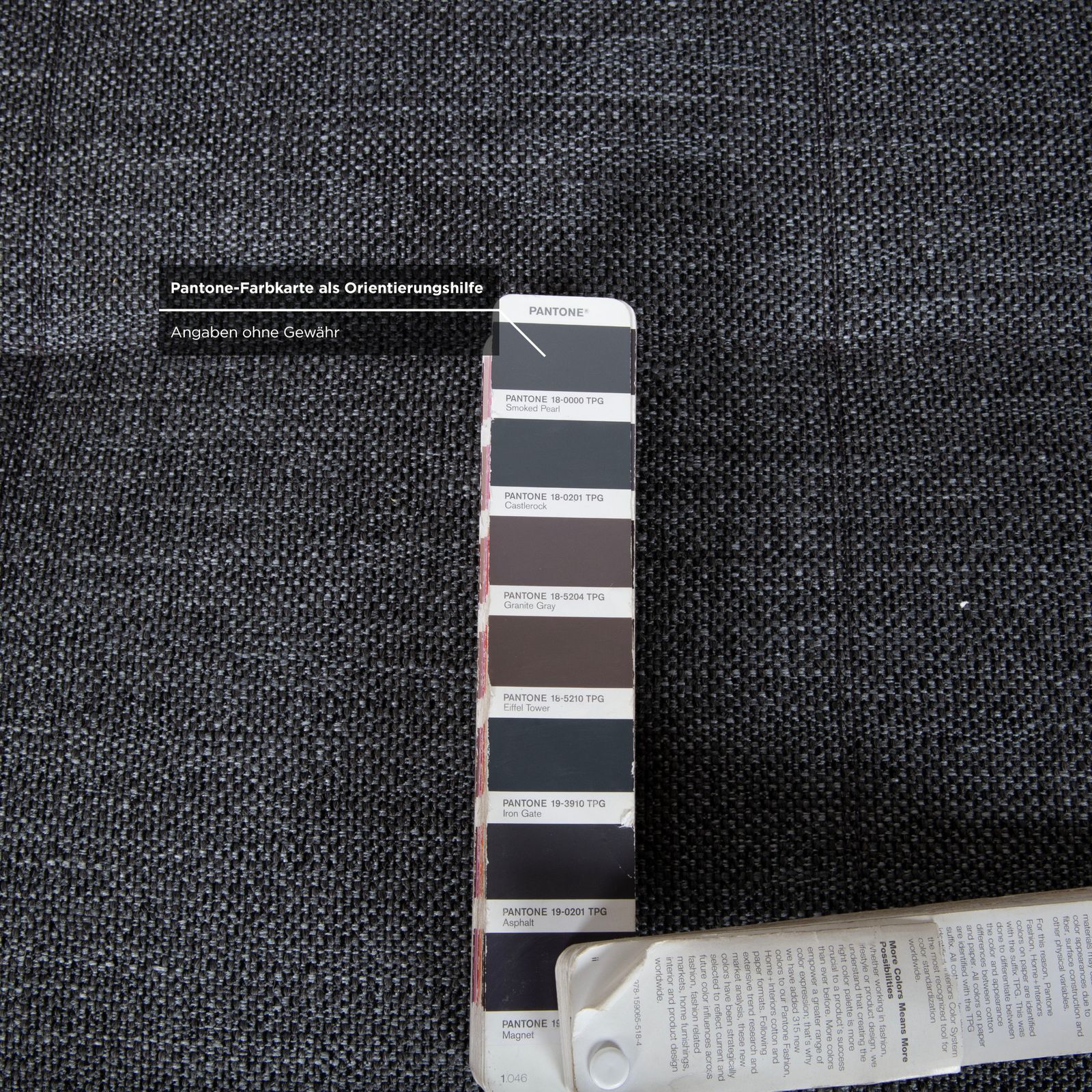 Canapé d'angle Minotti Lawrence en tissu gris photo vintage