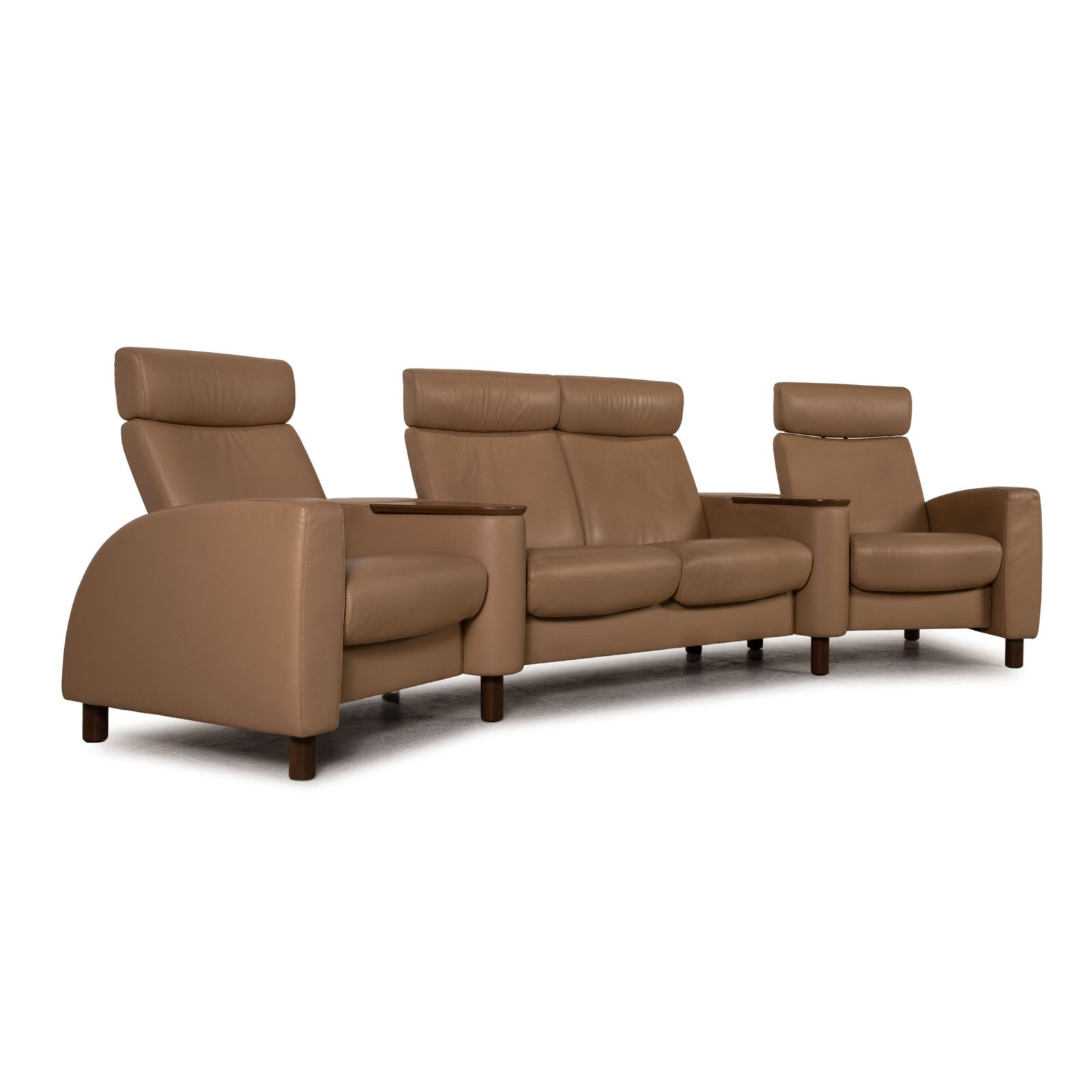 photo for sale Stressless Arion Leren Bank Beige Vierpersoons Zitbank
