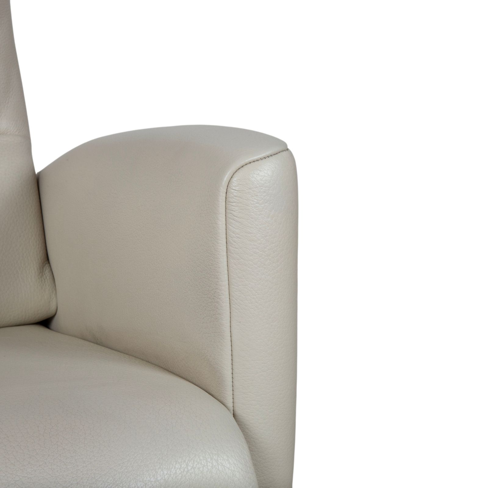 Jori Vinci Leather Armchair, Cream Beige, Manual Function, Reclining Function photo Furniture
