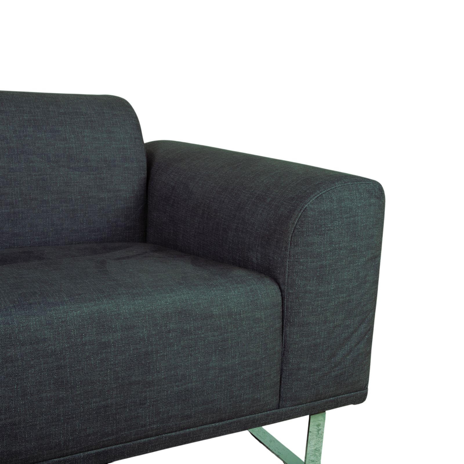Bolia Fabric Two Seater Blue Green Petrol Sofa photo for sale