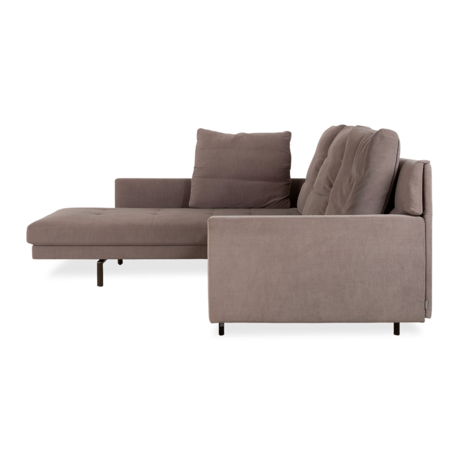 Meubels Walter Knoll Gordon Hoekbank Stof Grijs Taupe photo