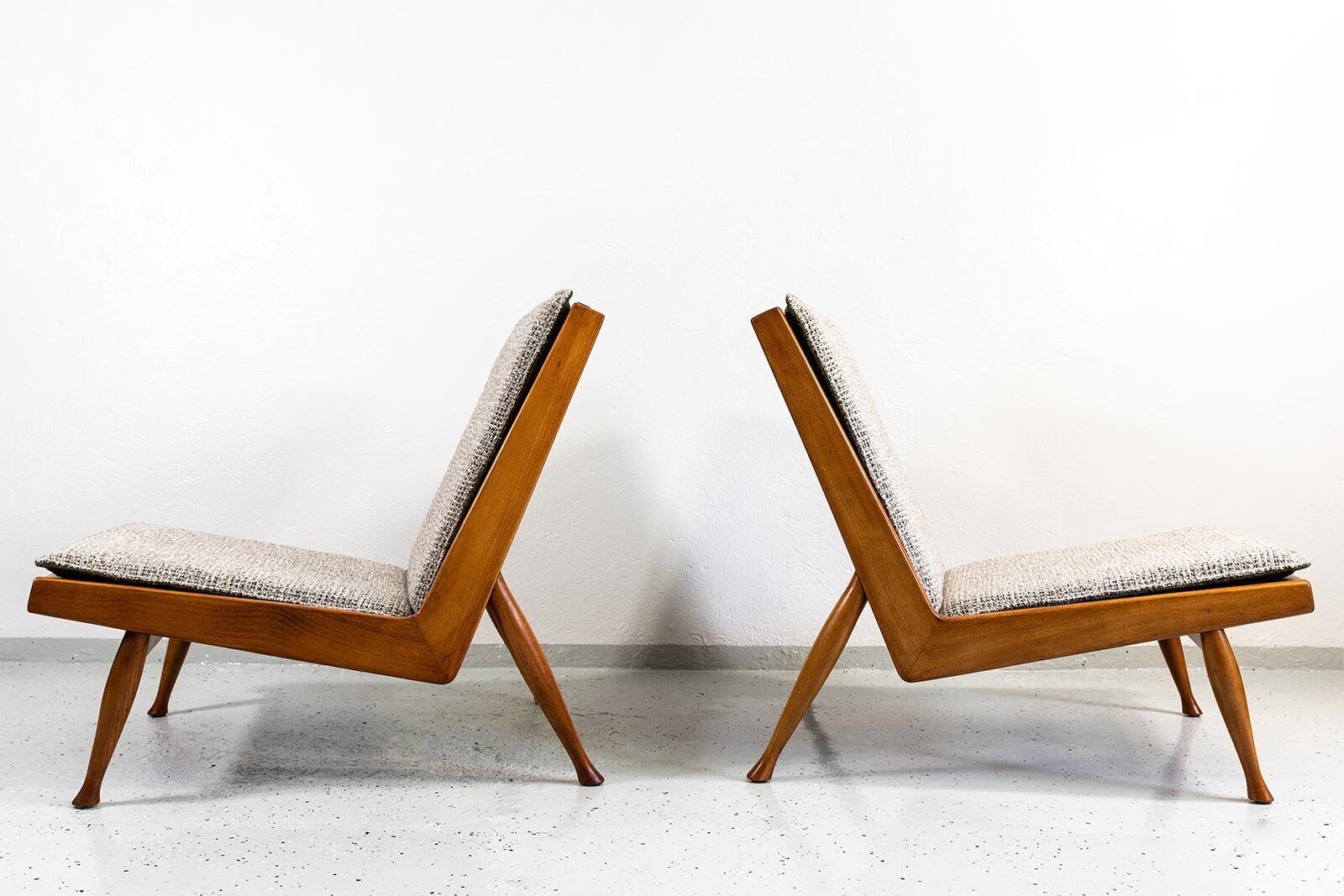 Mid Century Armchairs By Marian Grabinski, Kfm, Poland, 1960s photo vinterior