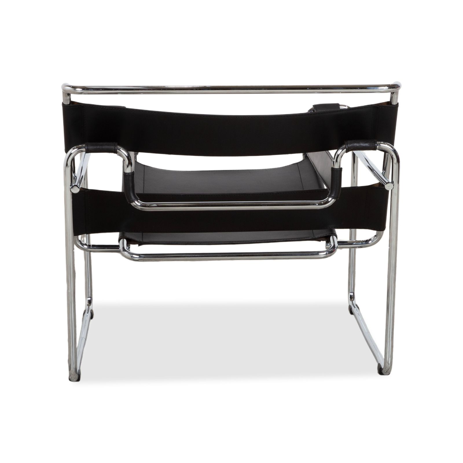 Furniture Knoll International Wassily Chair Leather Armchair Black Chair Marcel Breuer photo