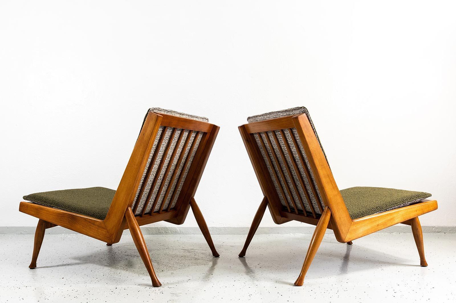 photo vintage Mid-Century fauteuils van Marian Grabinski, Kfm, Polen, jaren 1960