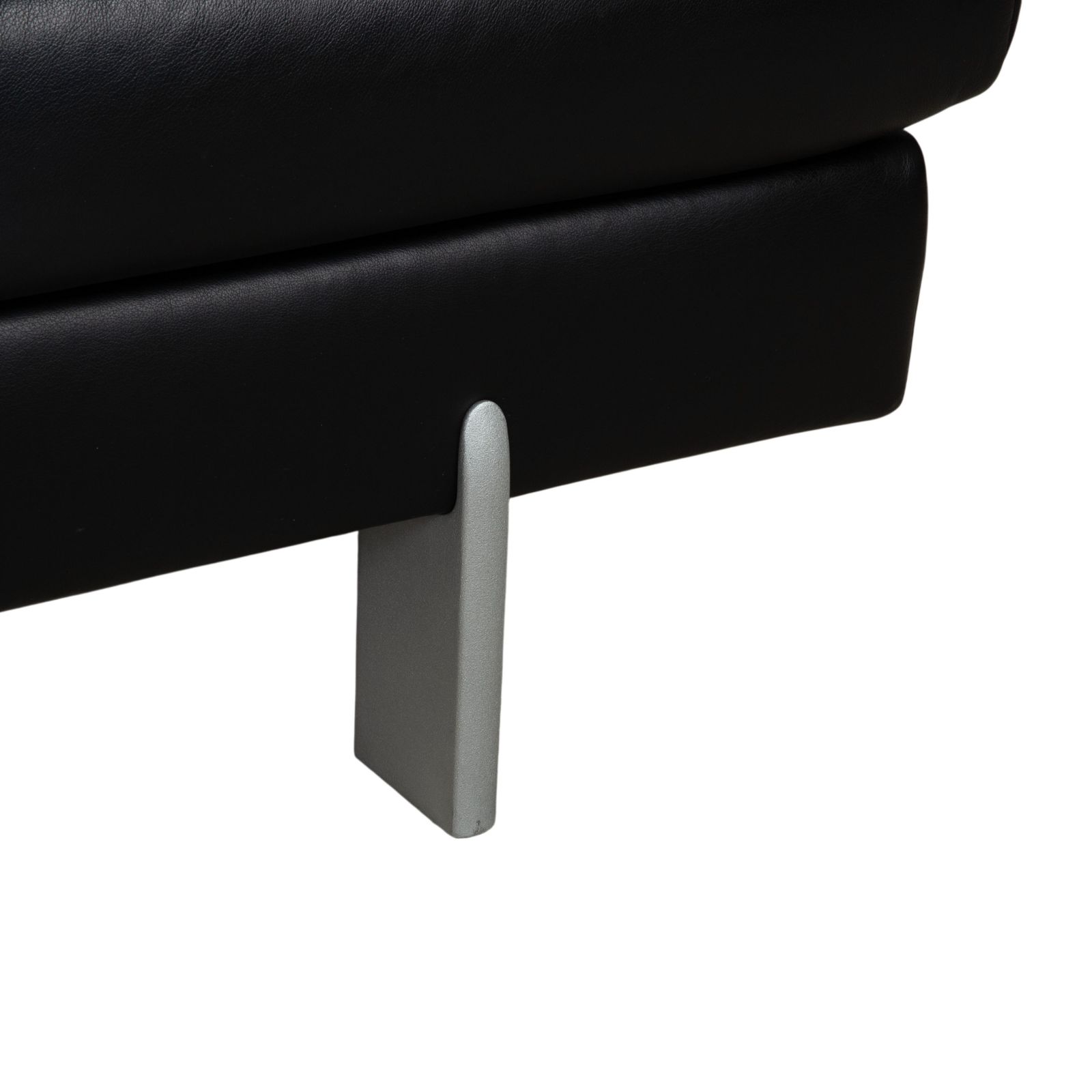 Rolf Benz Ak 644 Set Leather Three Seater Couch And Armchair, Black photo buy