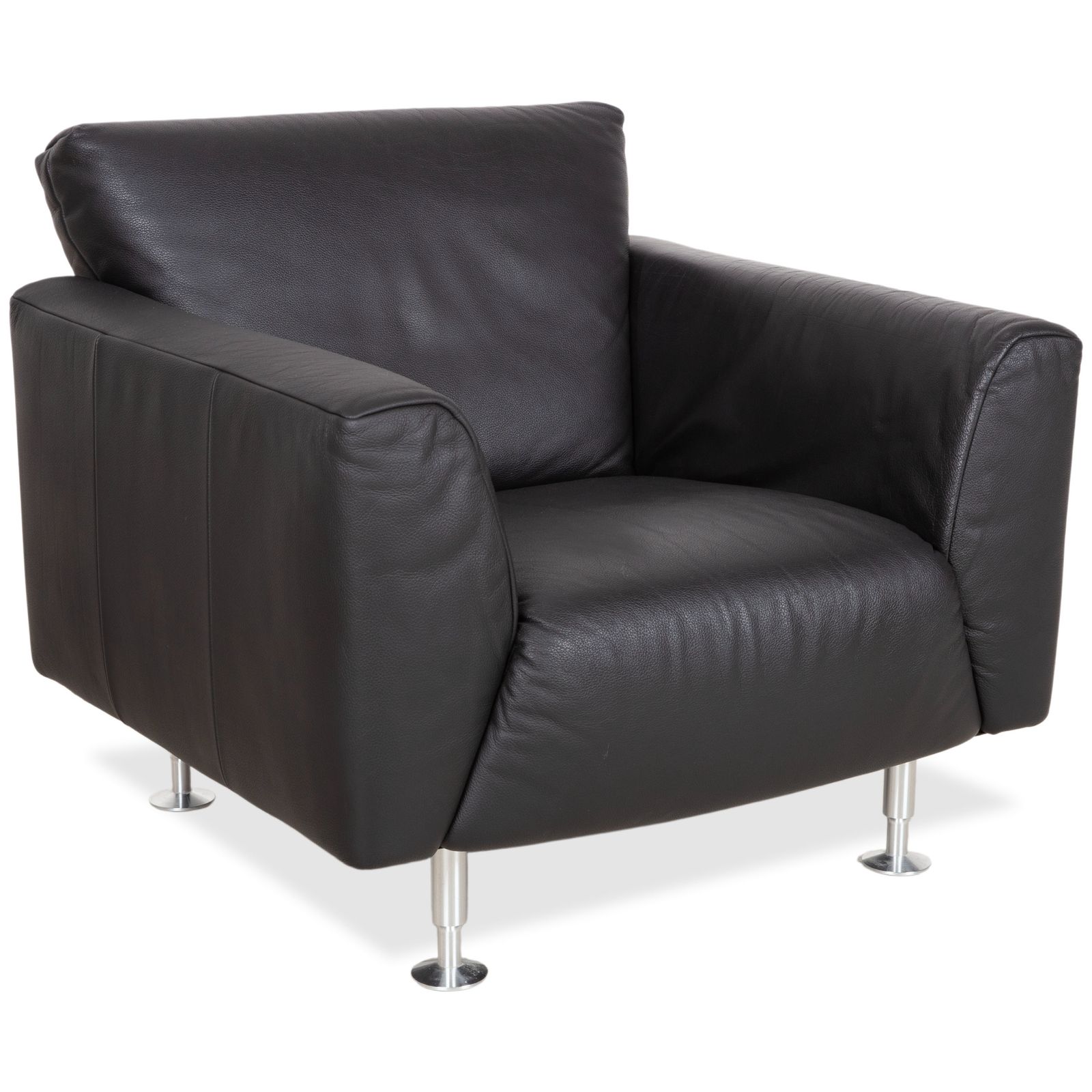 Rolf Benz 250 Set Leren Fauteuil Set Zwart photo Meubels