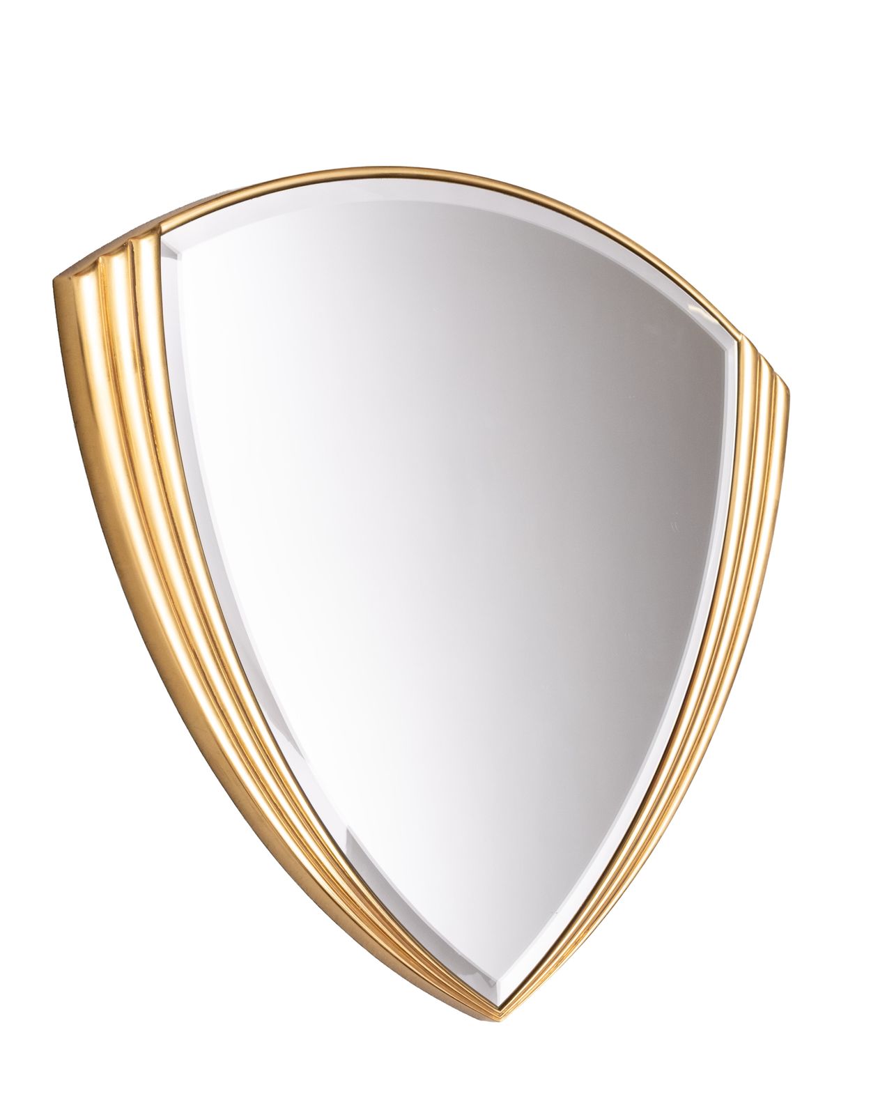 Deknudt Gold Art Deco Wandspiegel, jaren 1970, België photo buy