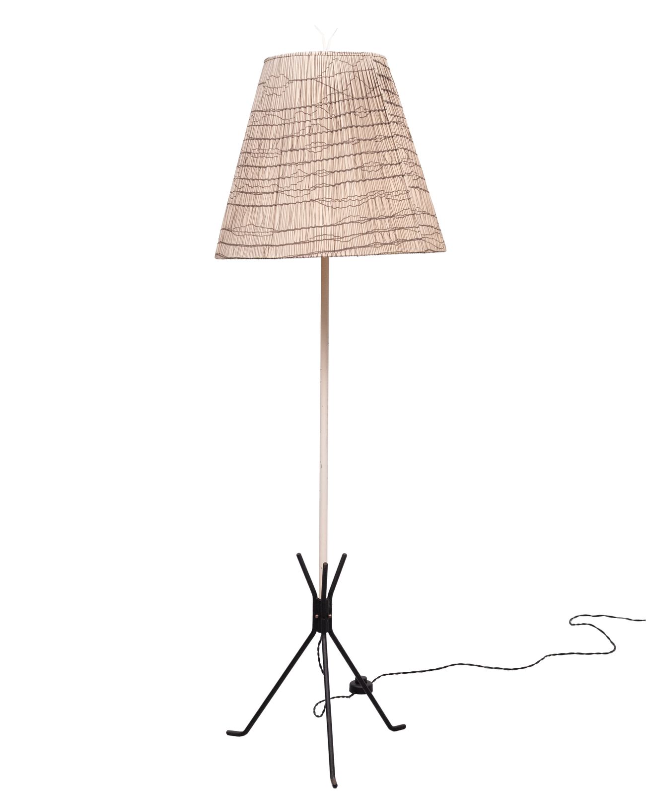 Mid-Century Modern Tripod Vloerlamp Holland, ca. jaren 1950