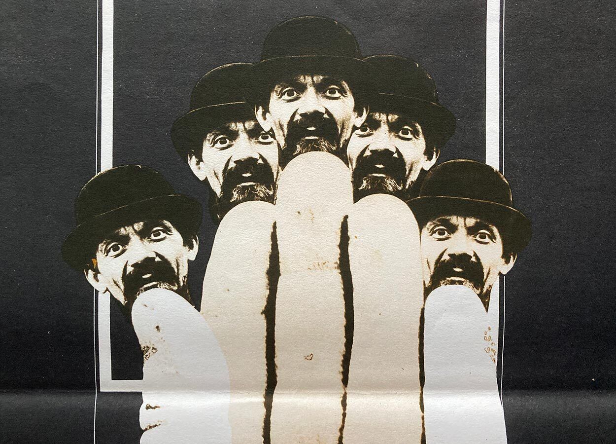 photo furniture Original Film Poster, The Masked Face, Zdeněk Ziegler, 1970, Genuine Vintage Czech Design