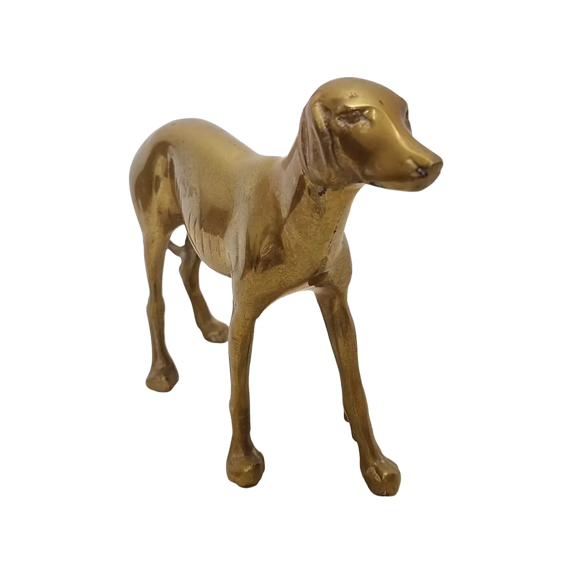 Chien de chasse vintage en laiton, France photo buy
