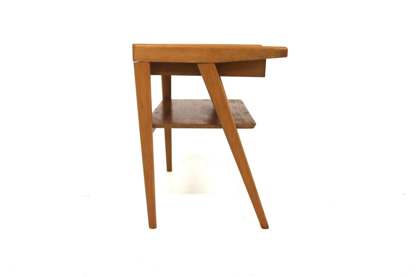Table de chevet scandinave en teck, Suède, 1960 photo Mobilier