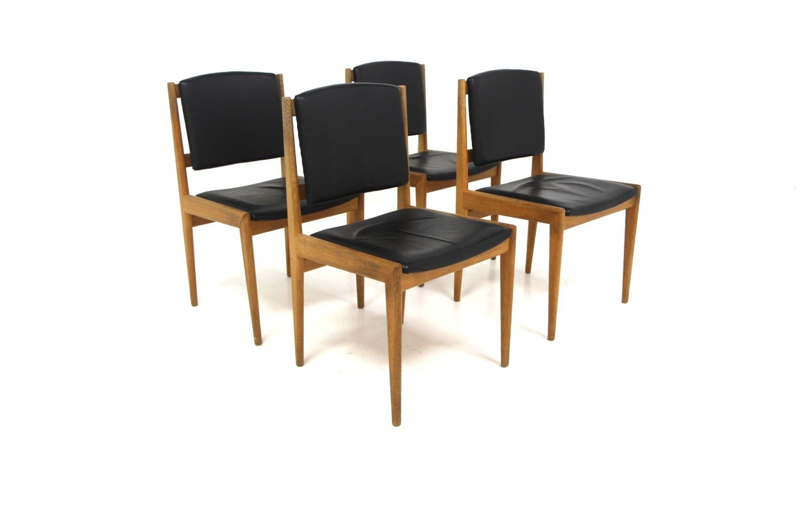 Scandinavian Oak Chairs By Karl Erik Ekselius For Joc, Sweden, 1960, Set Of 4