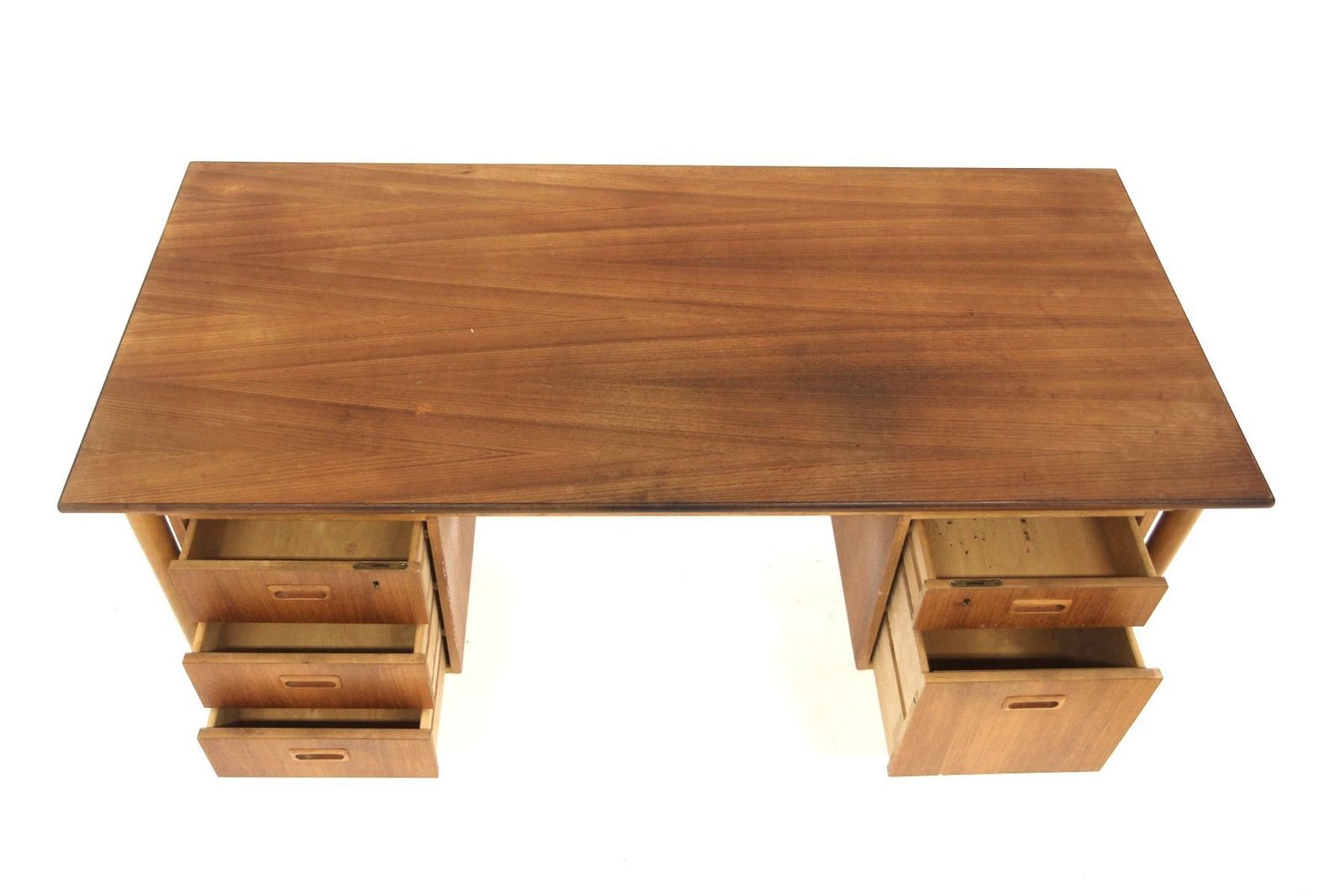 Scandinavian Teak Desk, Sweden, 1950 photo for sale
