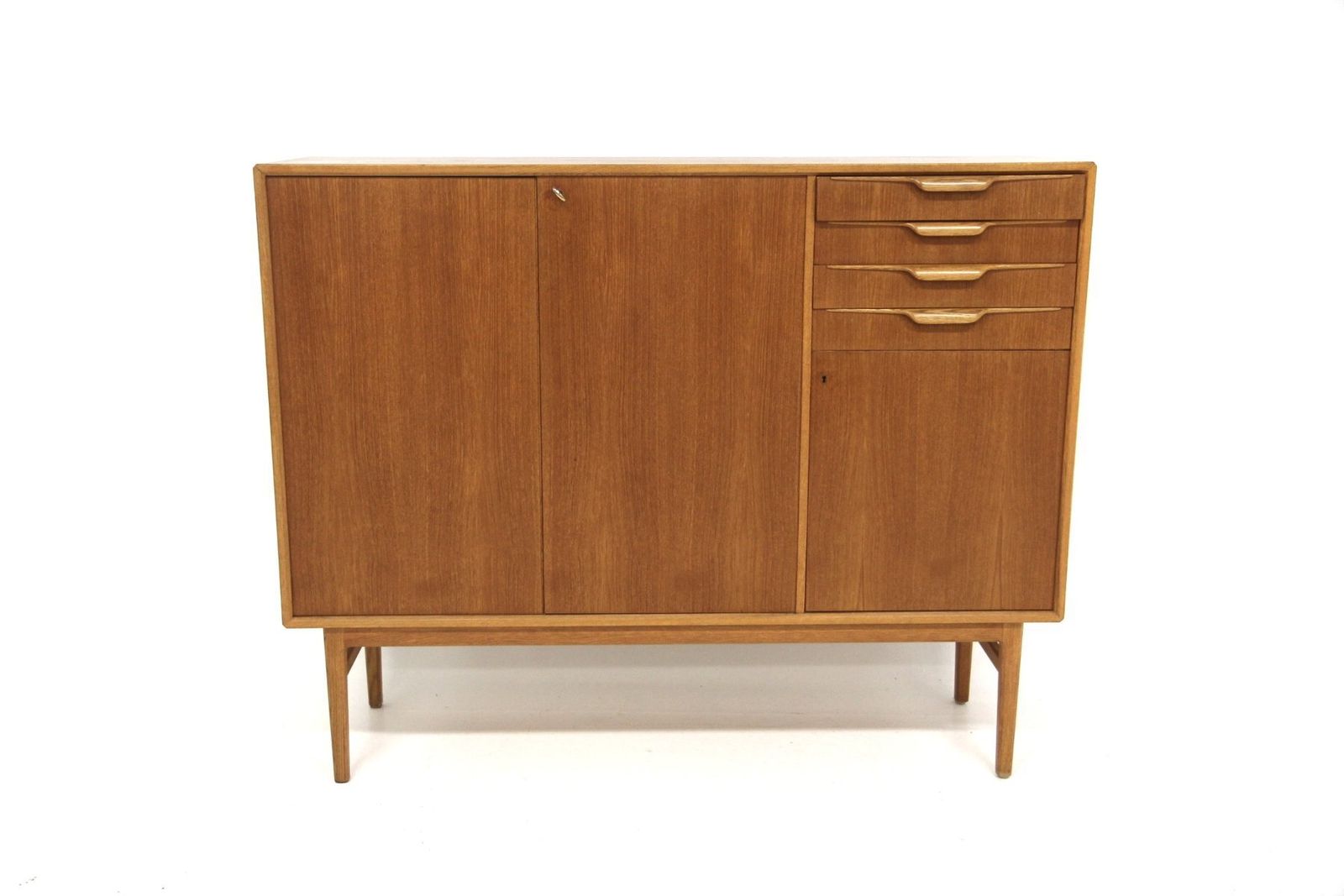 Buffet scandinave Reno en teck par Bertil Fridhagen, Suède, 1960 photo for sale