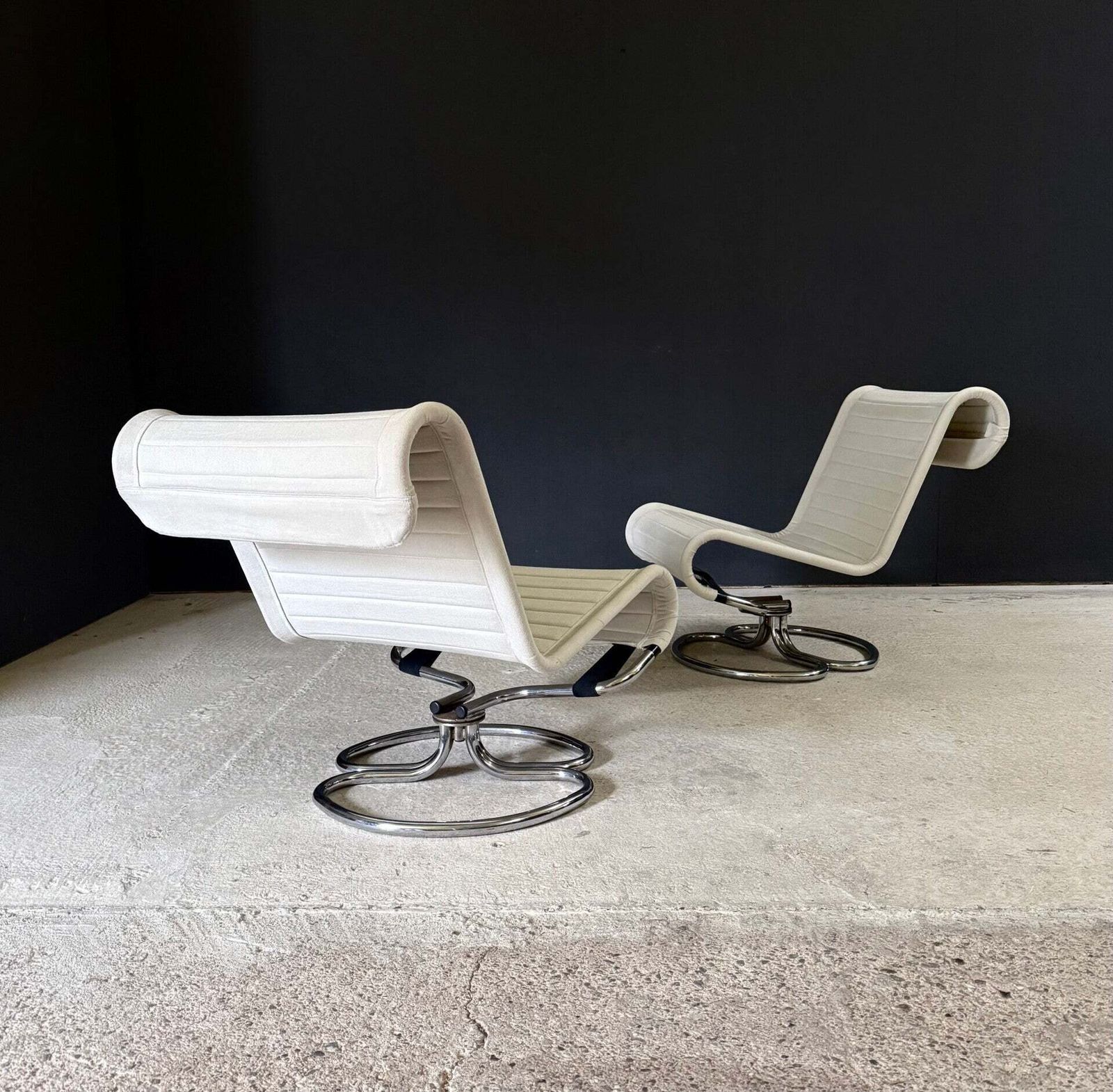 Mcm Design "Spaghetti" Lounge Chairs By Jan Dranger & Johan Huldt For Ulferts Fabriker, 1970's photo buy