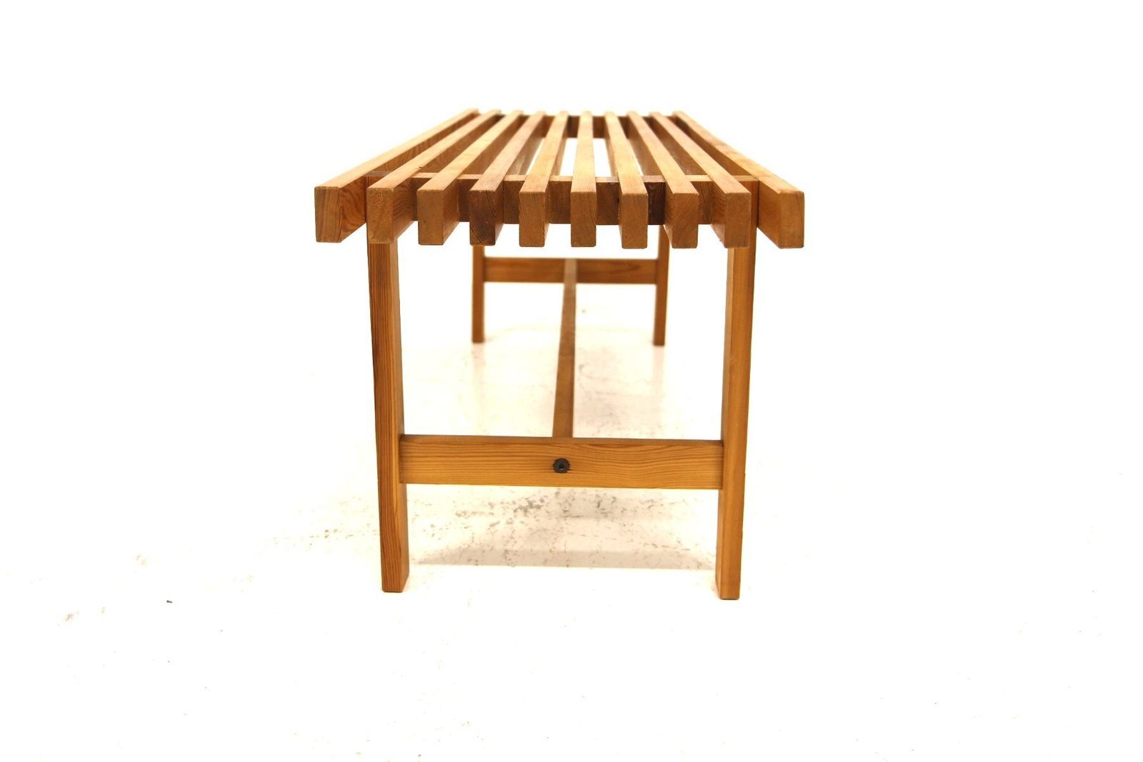 Scandinavian Pine Bench, Sweden, 1960 photo Furniture