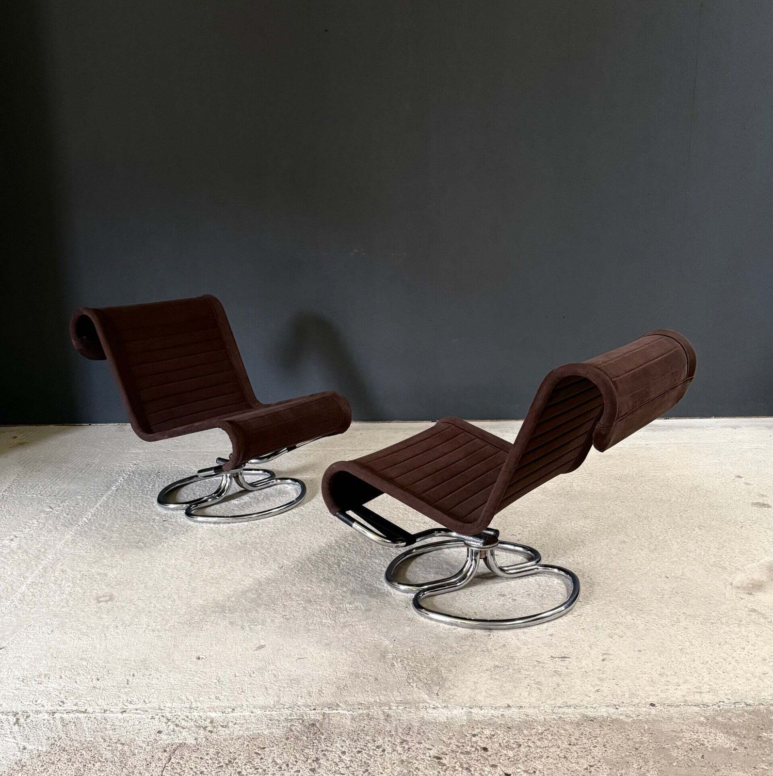 Mcm Design "Spaghetti" Lounge Chairs van Jan Dranger & Johan Huldt voor Ulferts Fabriker, jaren 1970 photo Meubels