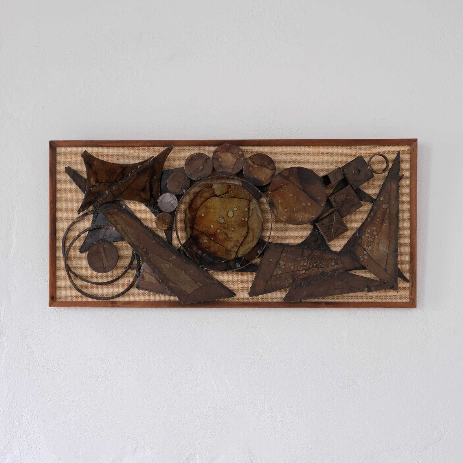 Henrik Horst Brutalist Metal Wall Relief | Denmark | 1970s