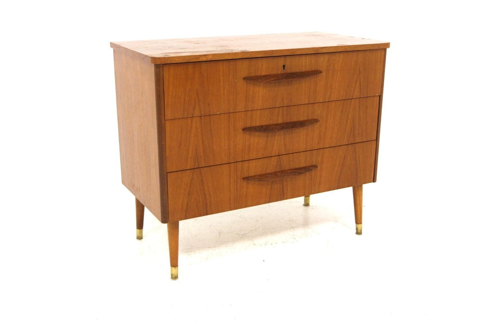 Scandinavian Teak Chest Of Drawers By Bröderna Gustavssons Markaryd, Sweden, 1960
