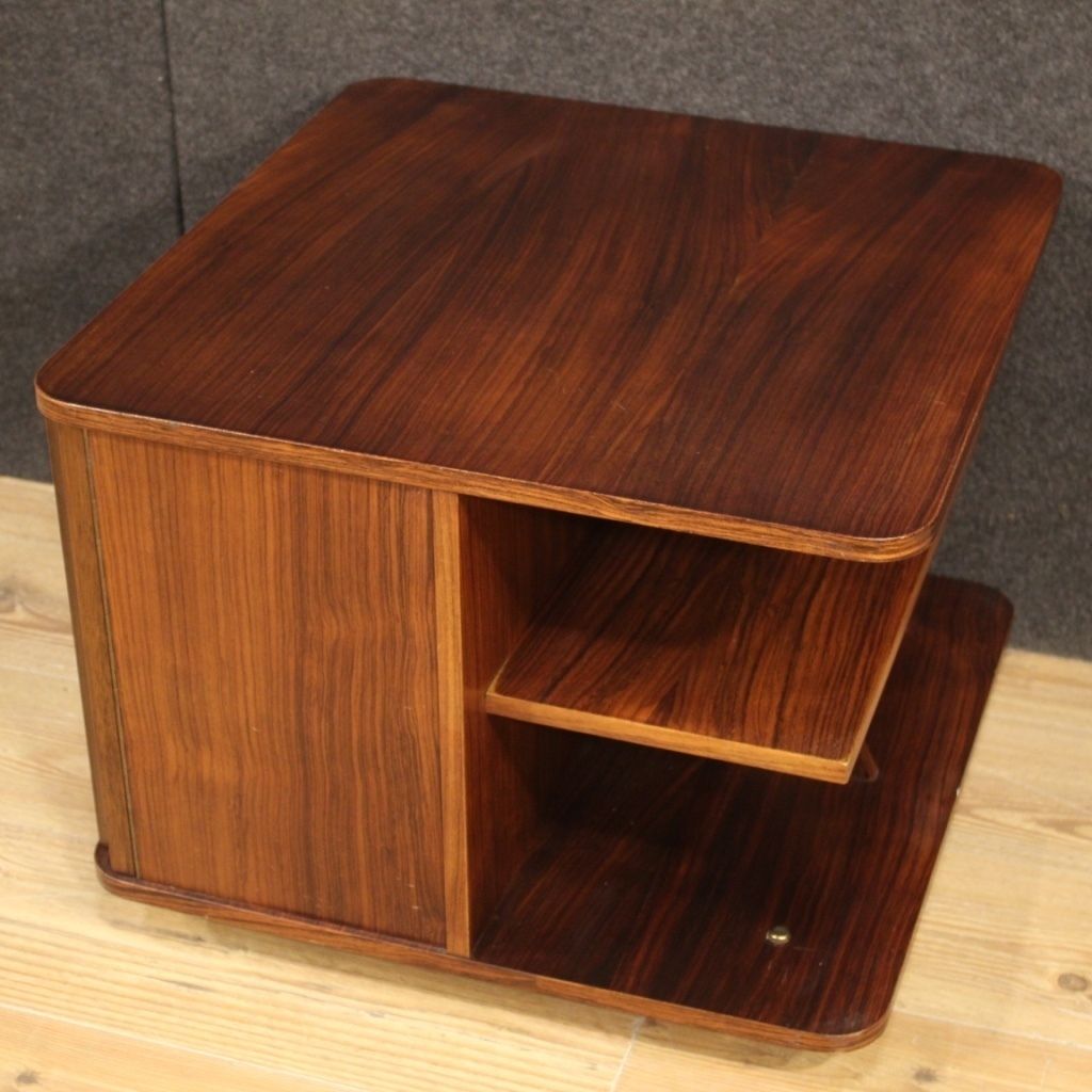 Italiaanse Design Salontafel in Hout uit de Jaren 70 photo 800.0