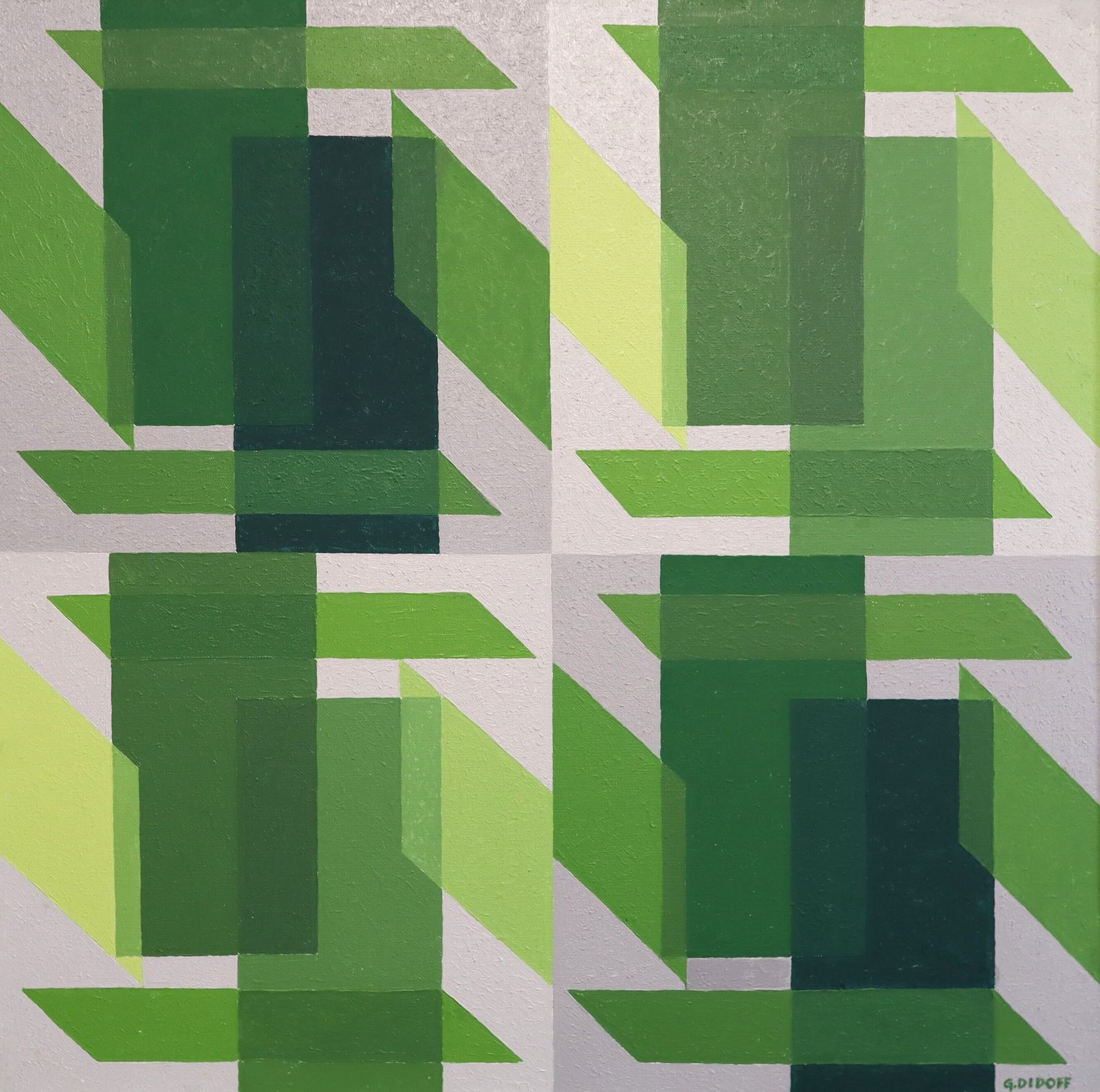 Shifts In Green, olieverfschilderij photo 704.0