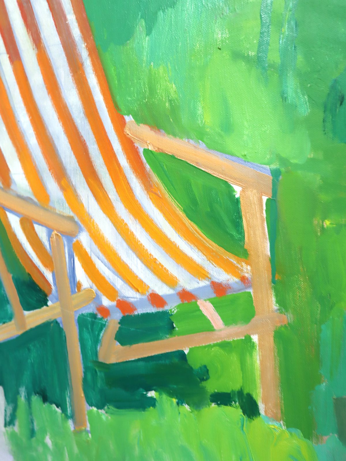 photo furniture The Lounger, olieverfschilderij, midden 20e eeuw
