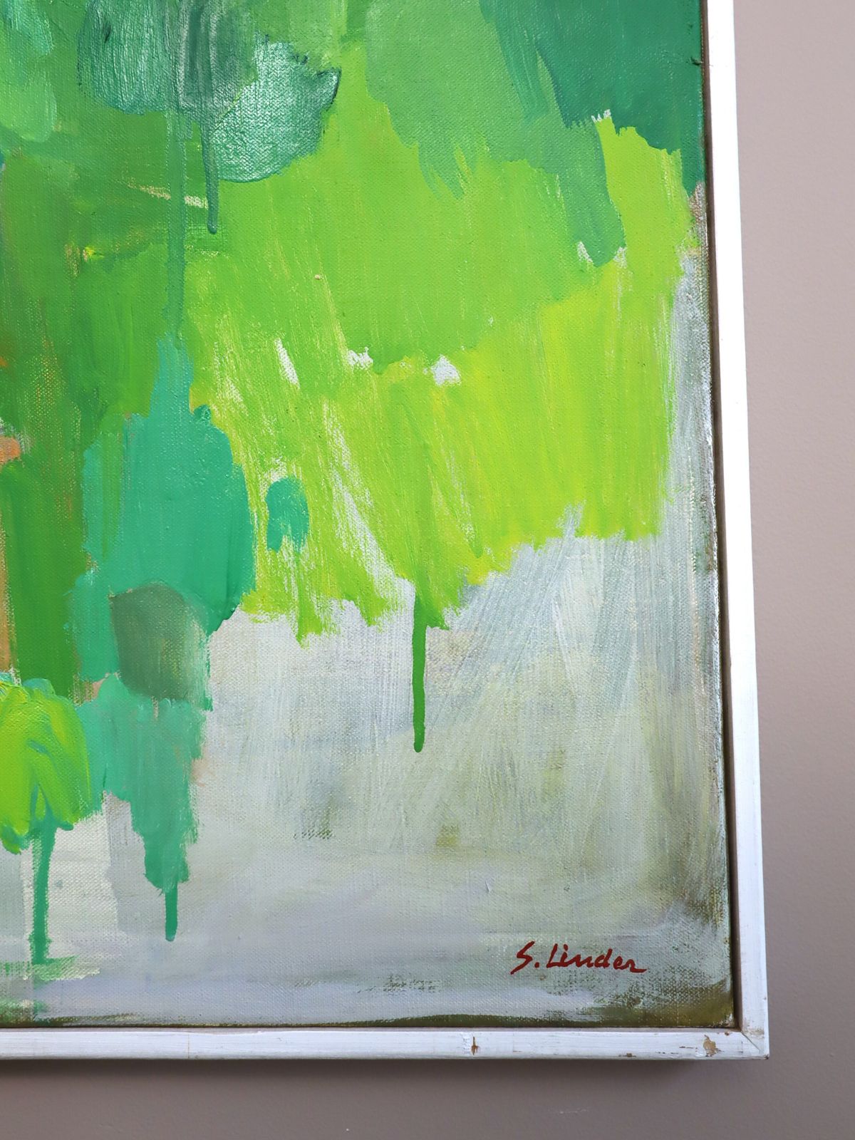 836.0 The Lounger, olieverfschilderij, midden 20e eeuw photo