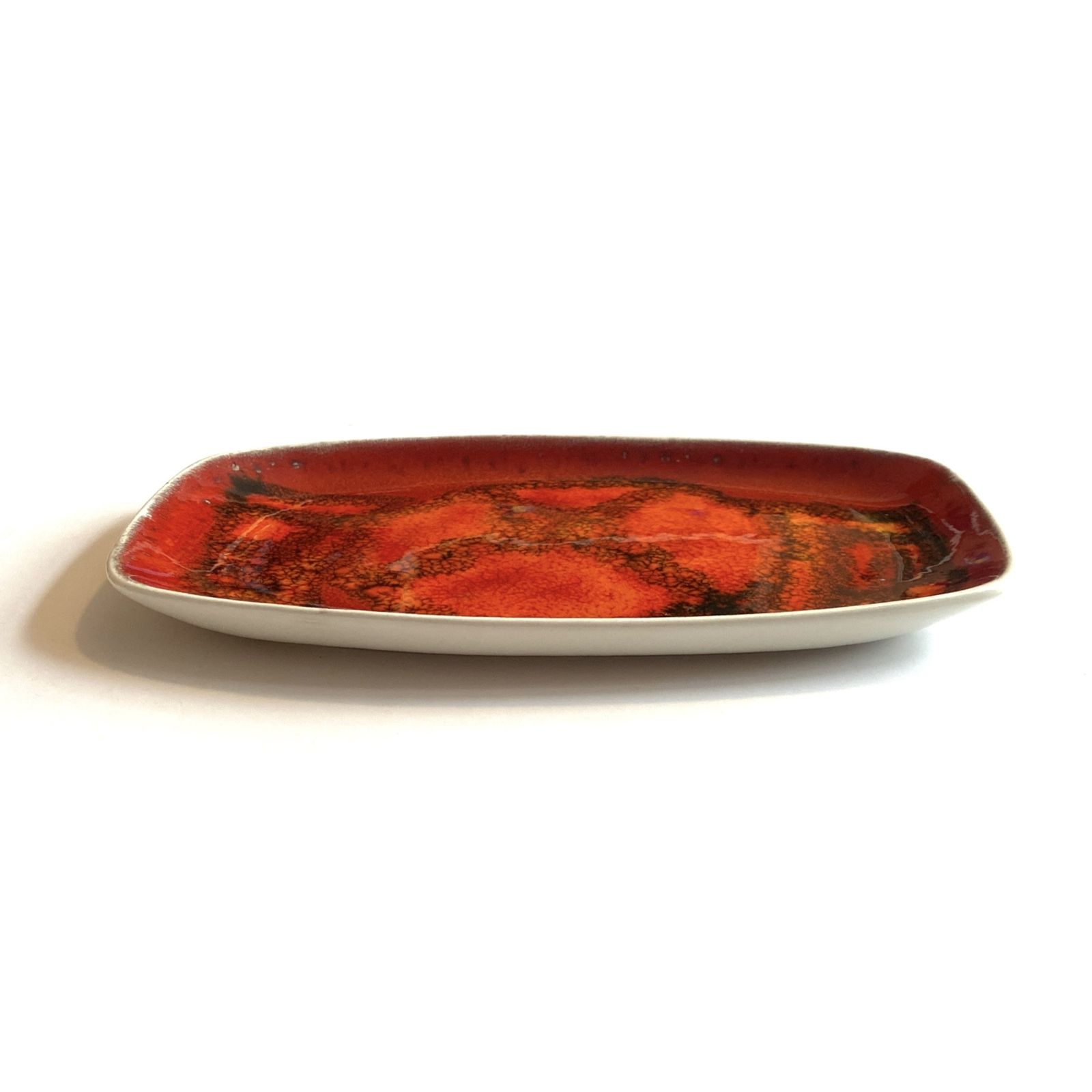 Poole Pottery Delphis 361 Pin Dish door Carol Cutler, Mid-Century Modern Engelse keramiek photo Woonaccessoires