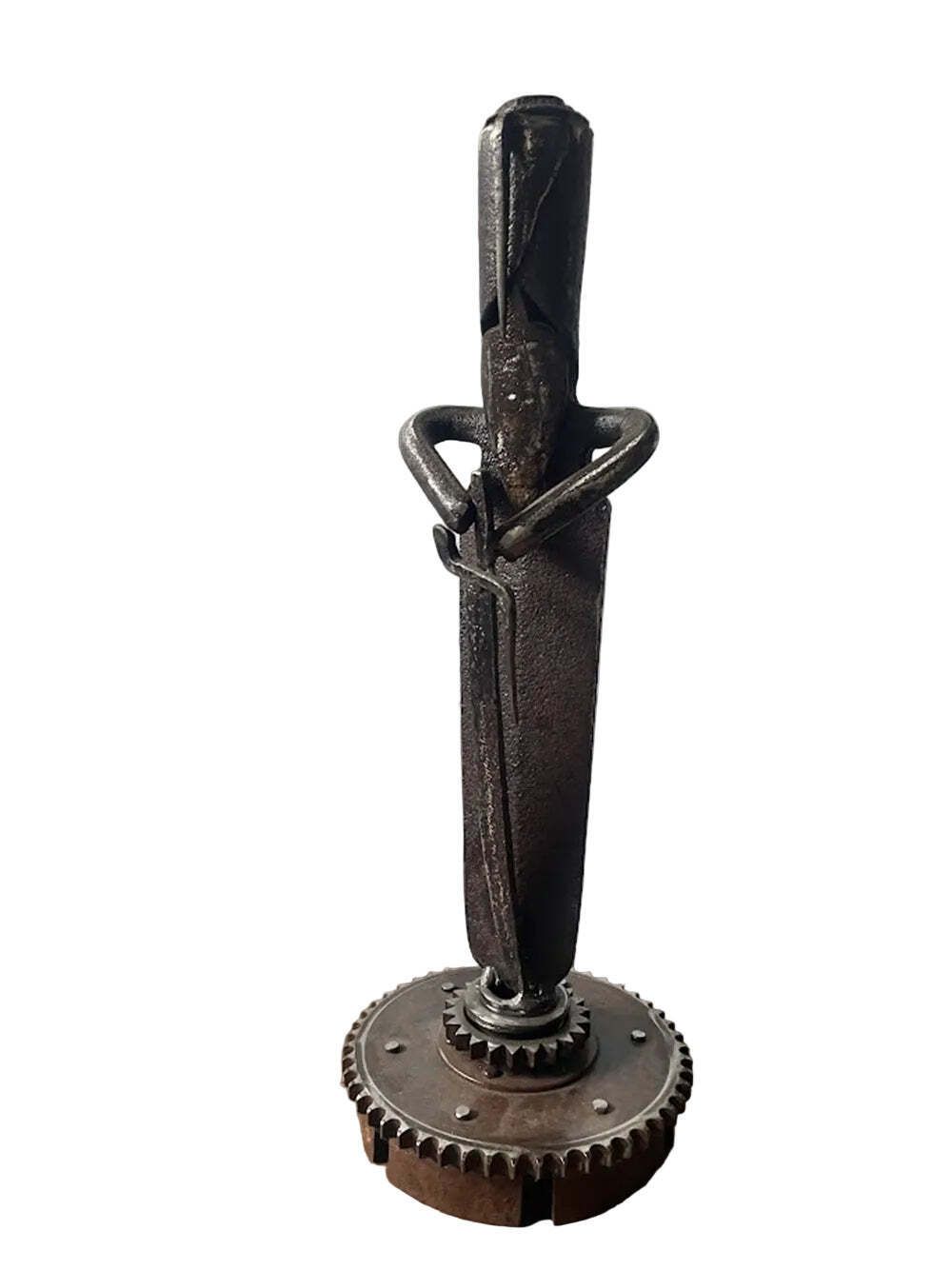 “The Knight” Sculpture By József Szabó Trash Works Industrial 2024