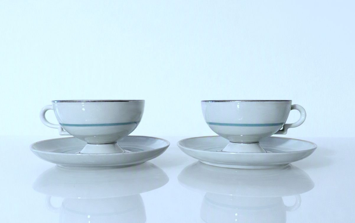 photo buy Richard Ginori Tea / Coffee Porcelain Service Mod. Barbara / Gio Ponti 1930