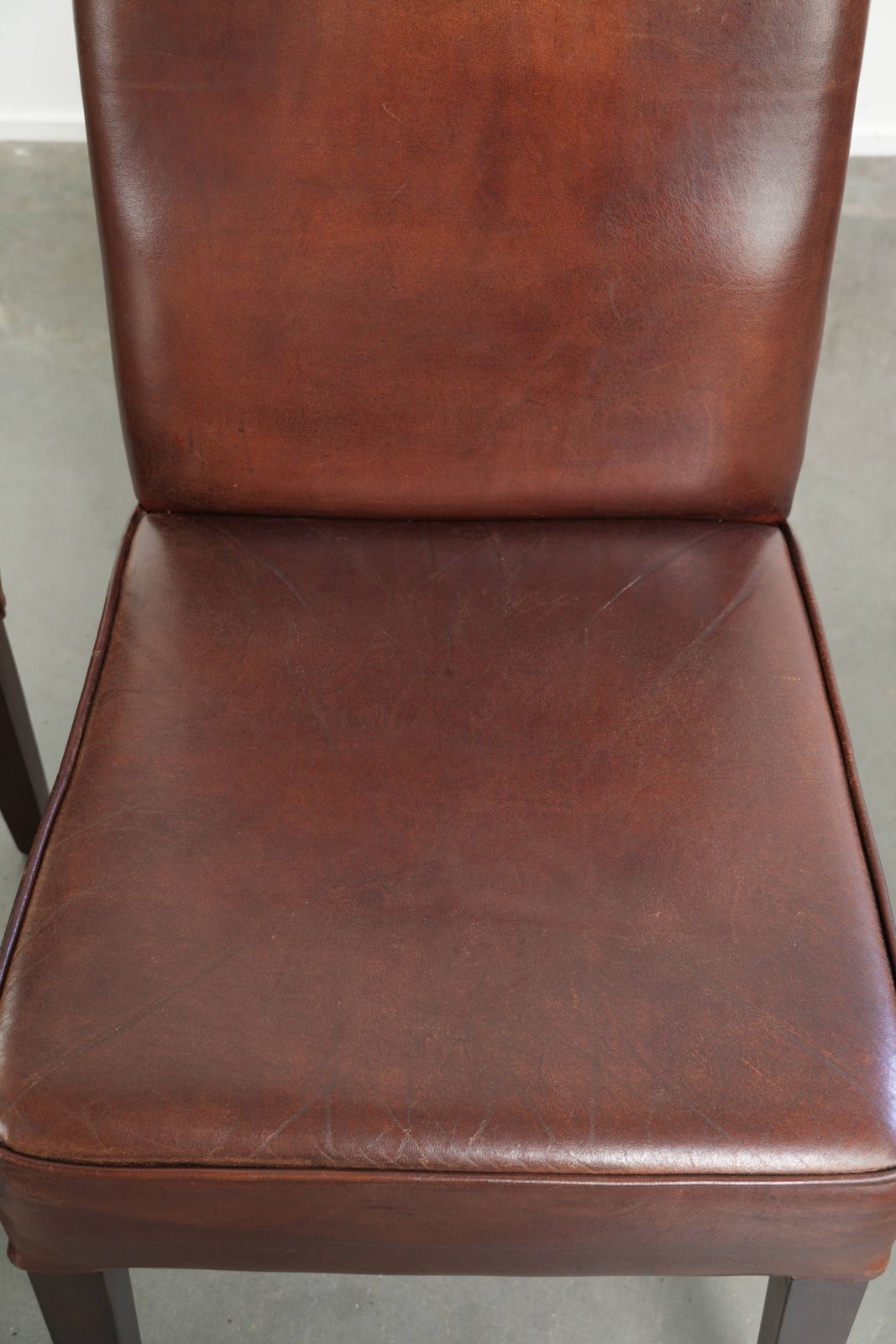 photo for sale Beautiful And Comfortable Set Of 6 English Style Sheepskin Dining Chairs