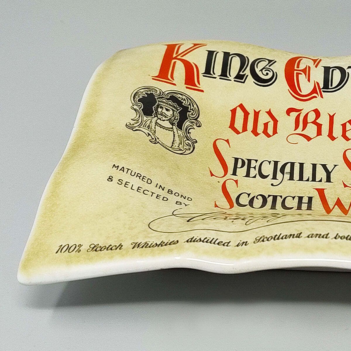 1960s Catchall/Vide Poche In Porcelain "King Edward I" By Piero Fornasetti. Made In Italy. photo buy