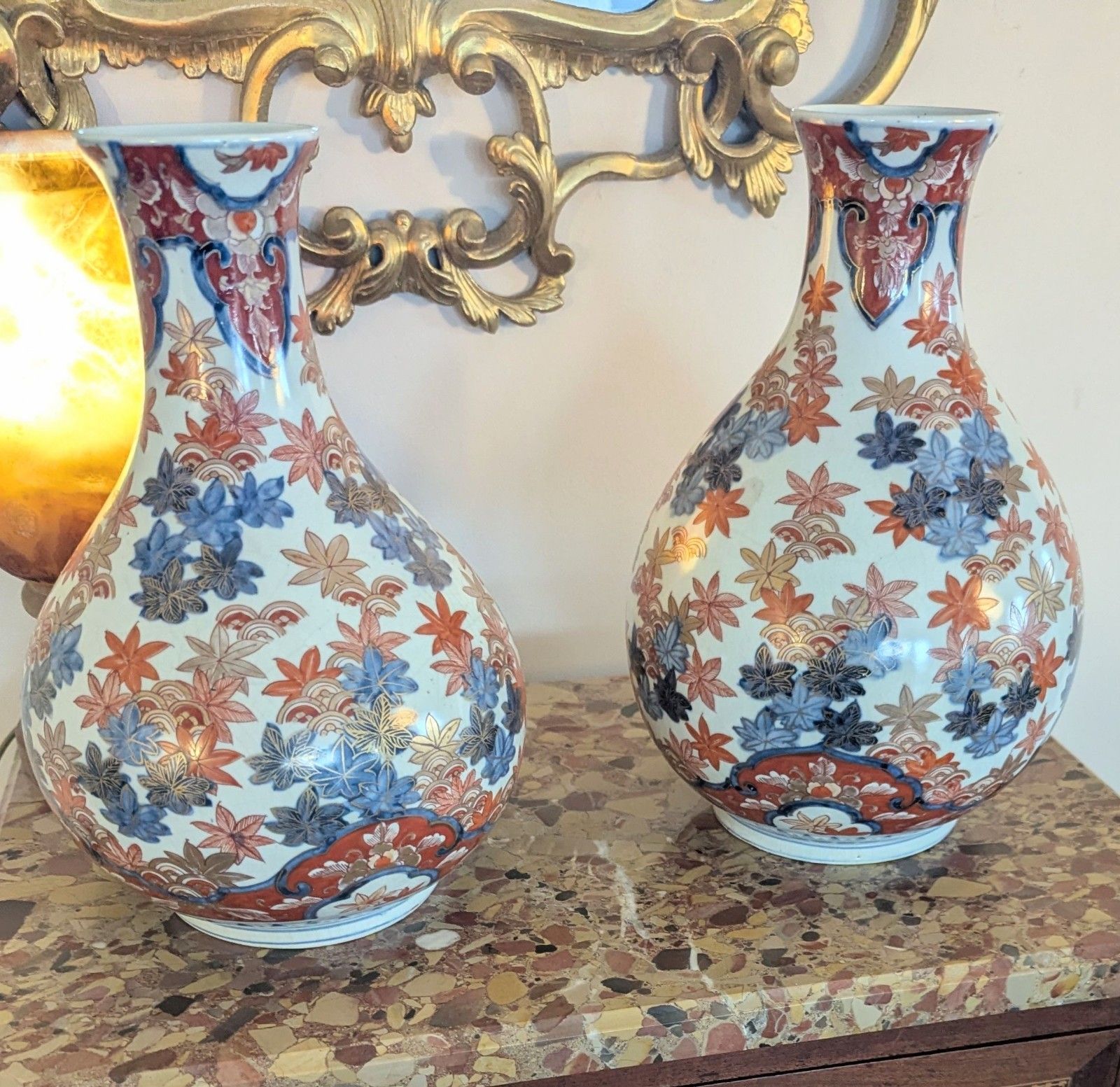 Paire de vases Imari japonais, période Meiji 1868 1912, livraison disponible 0376