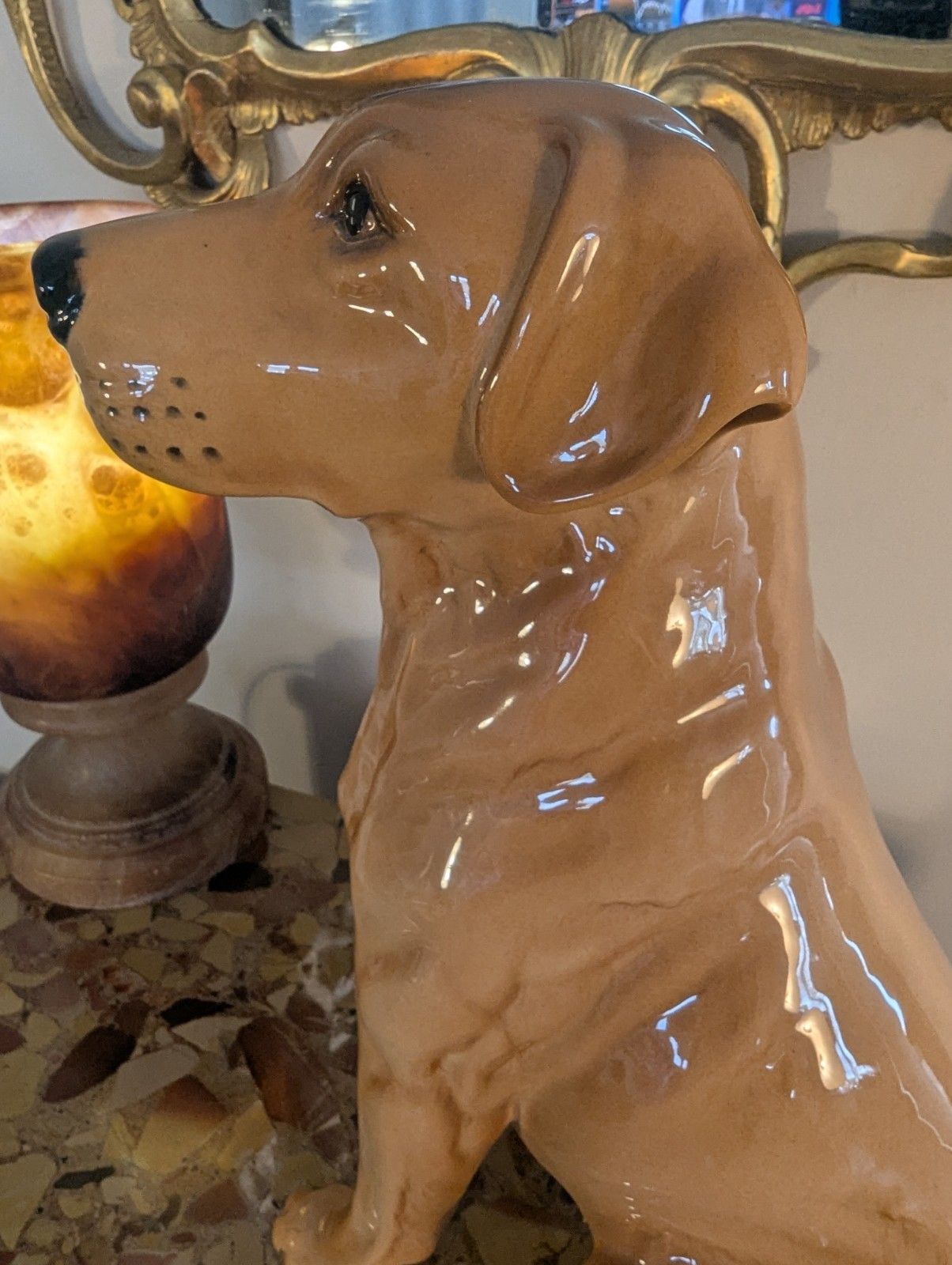 Figurine Beswick Labrador doré, marque du fabricant imprimée, livraison disponible, 0379 photo vinterior
