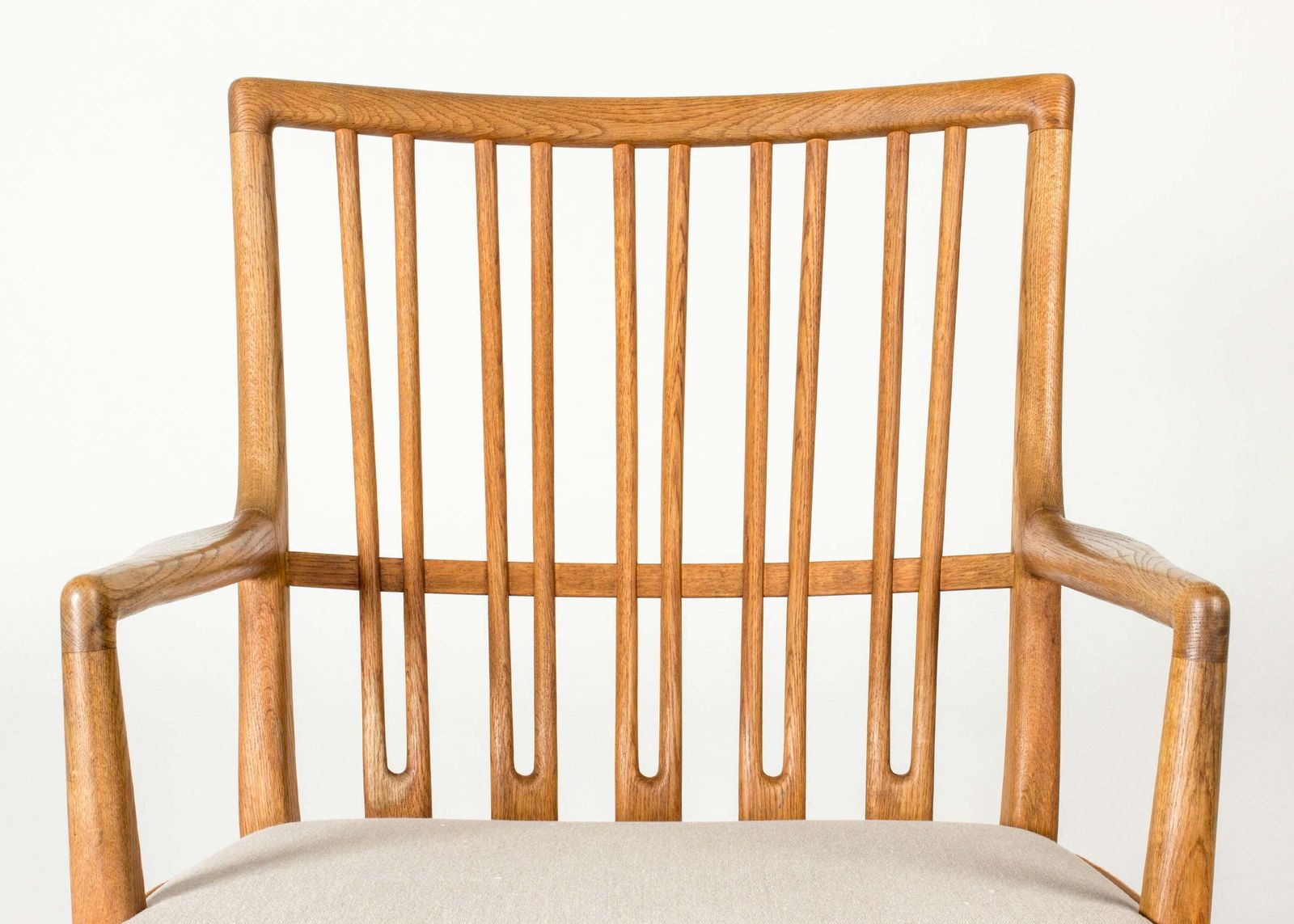 Midcentury "Ml 33" Oak Rocking Chair By Hans J. Wegner, Denmark, 1950s photo buy