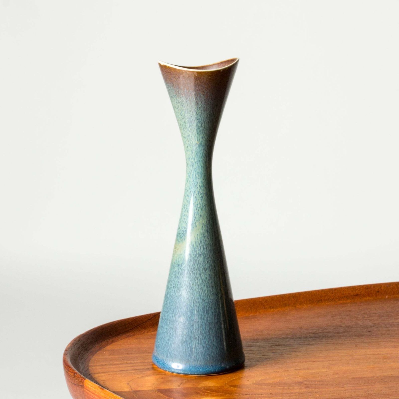 Vase en grès mid-century par Stig Lindberg, Gustavsberg, Suède, 1961 photo 1244.0