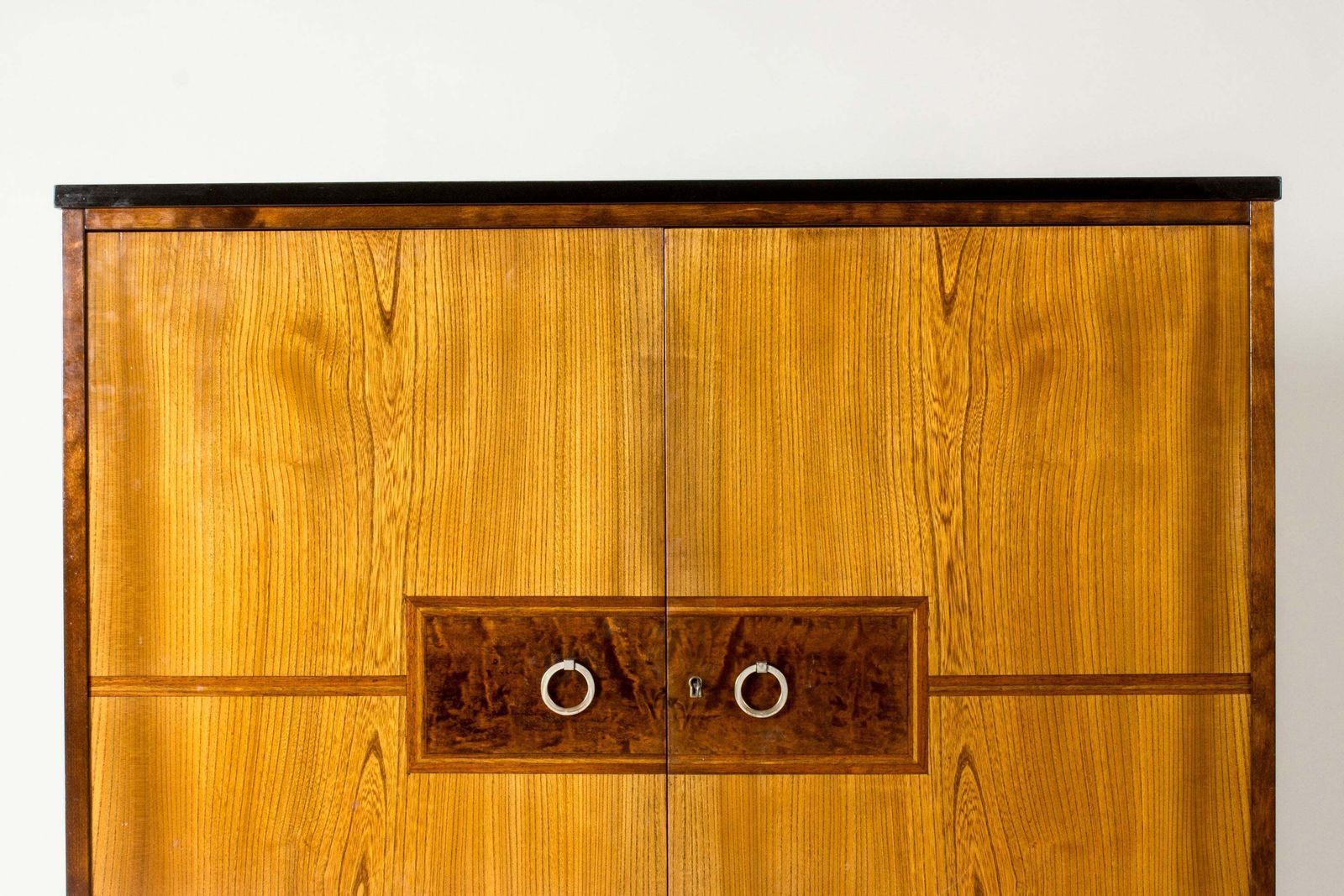 Swedish Grace Elm And Birch Cabinet, Sweden, 1930s photo 6548.0