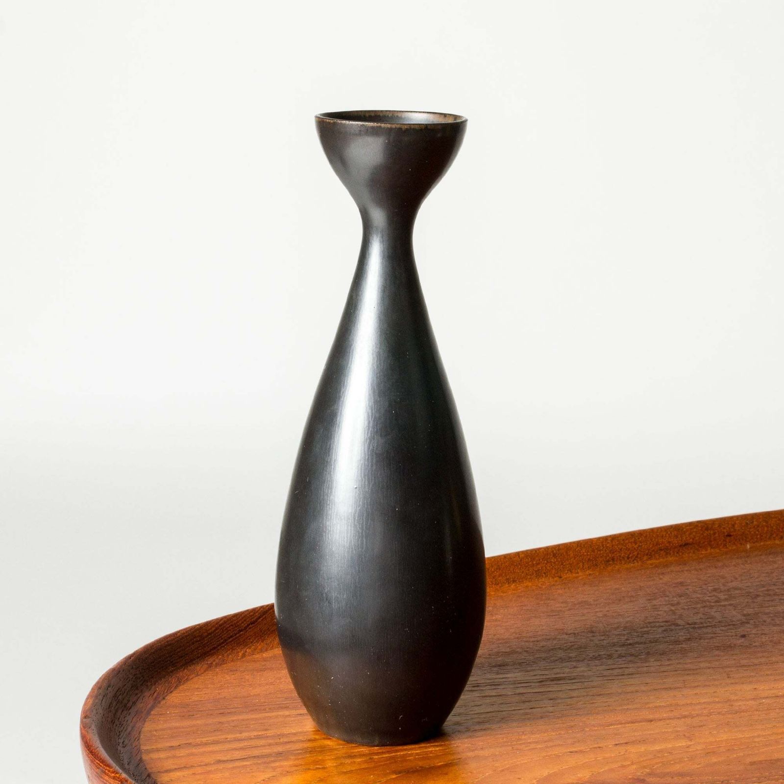 Vase en grès mid-century par Carl-Harry Stålhane, Rörstrand, Suède, années 1950 photo furniture