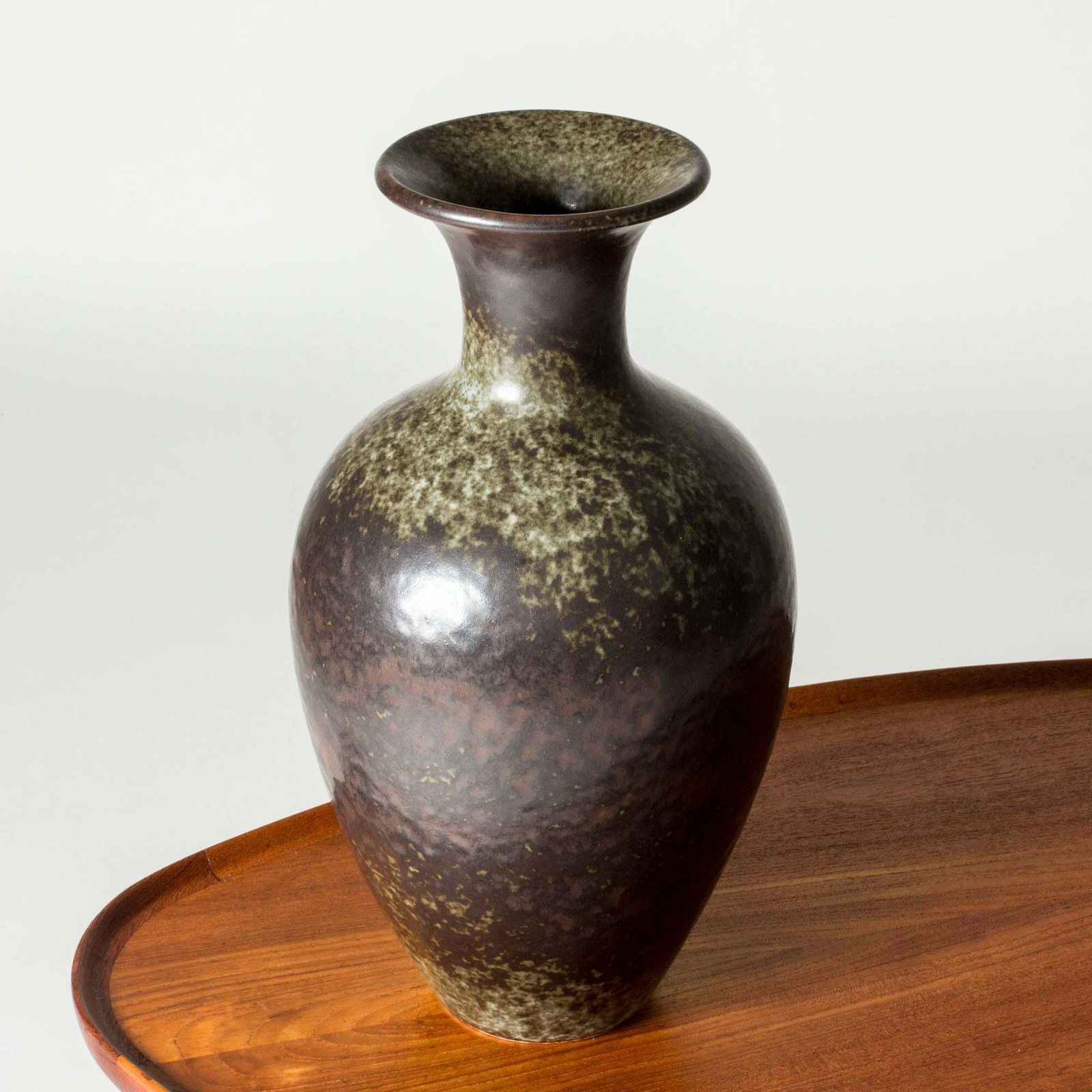 Vintage Midcentury Stoneware Floor Vase By Gunnar Nylund, Sweden, 1940s photo Home Decor