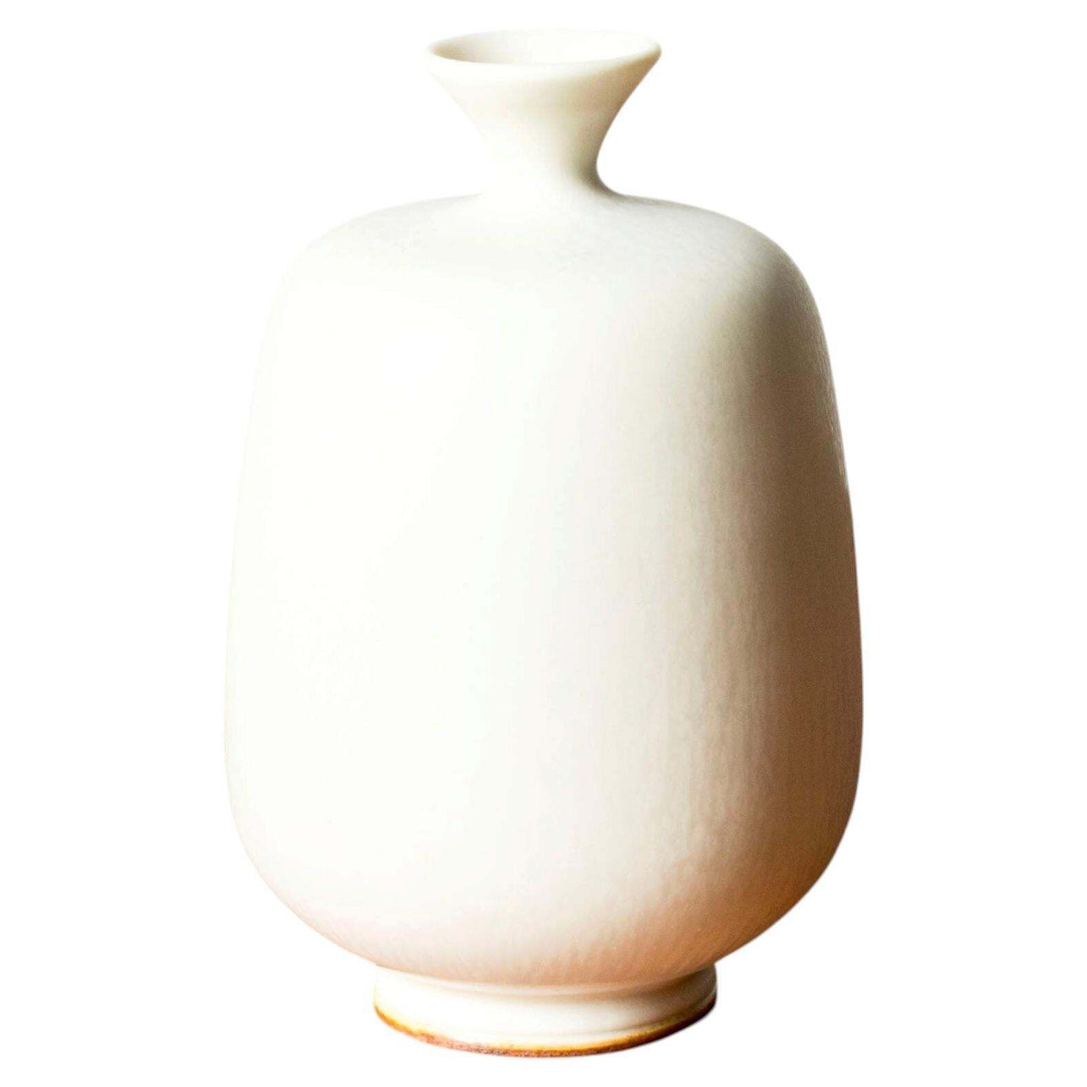 Midcentury Stoneware Vase By Berndt Friberg, Gustavsberg, Sweden, 1966