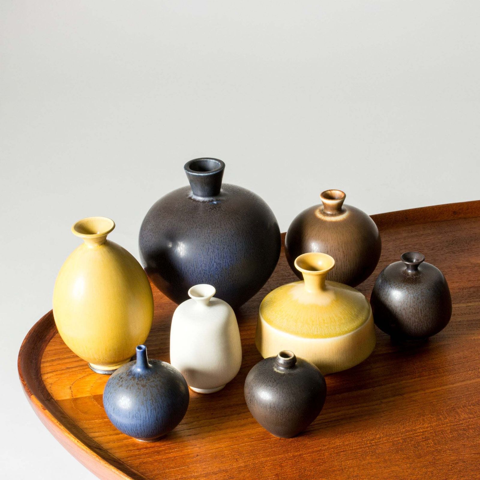 Décoration Vase en grès mid-century par Berndt Friberg, Gustavsberg, Suède, 1976 photo