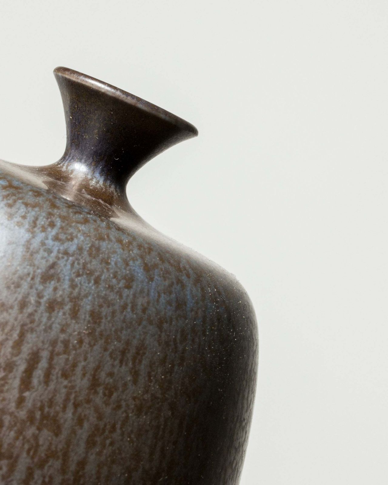 Midcentury Stoneware Vase By Berndt Friberg, Gustavsberg, Sweden, 1965 photo for sale