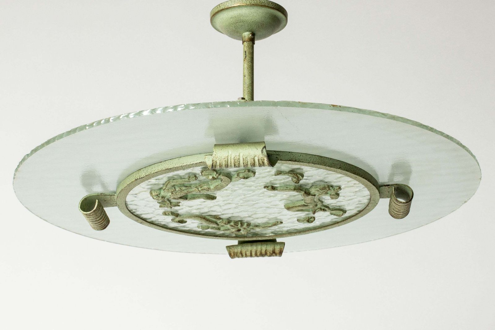Swedish Grace plafondlamp van Bjerkås Armatur, Zweden, jaren 1940 photo for sale